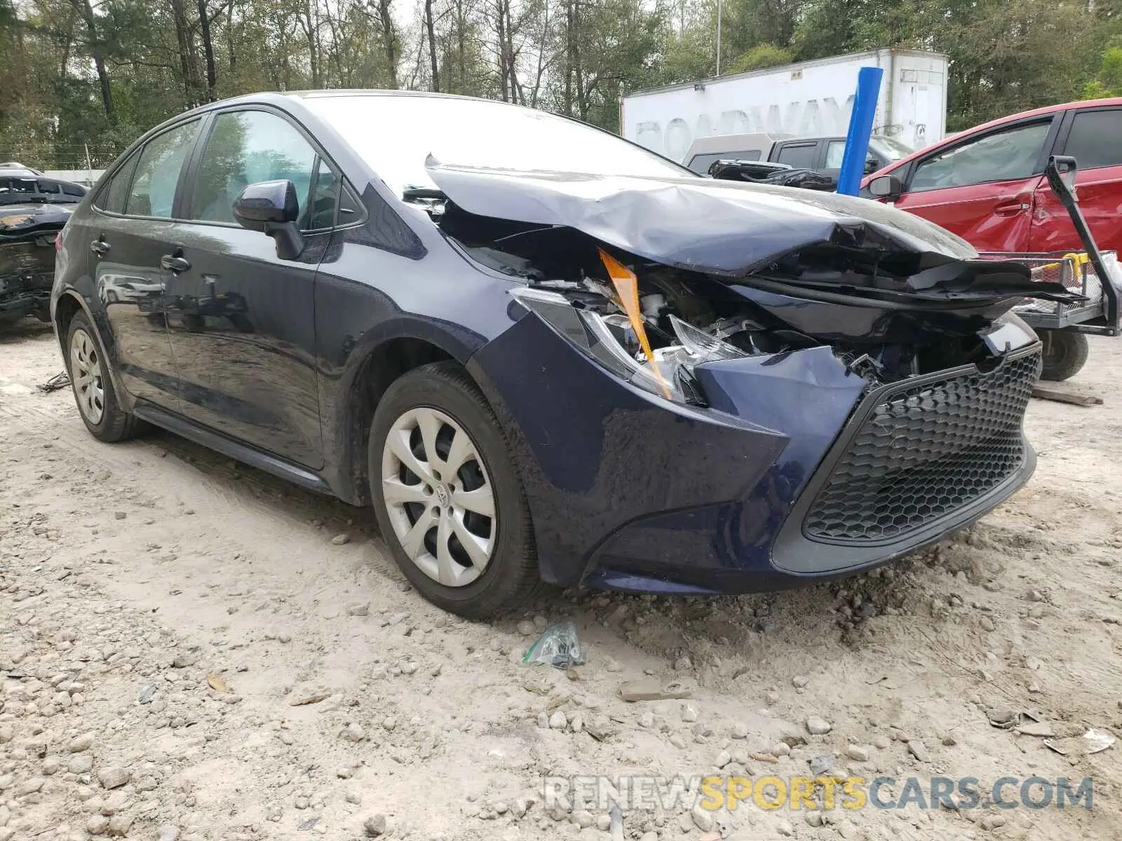 1 Photograph of a damaged car 5YFEPRAE4LP116585 TOYOTA COROLLA 2020