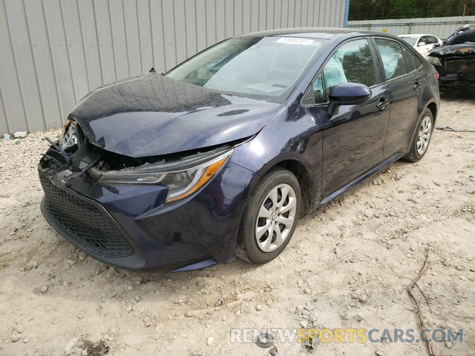 2 Photograph of a damaged car 5YFEPRAE4LP116585 TOYOTA COROLLA 2020