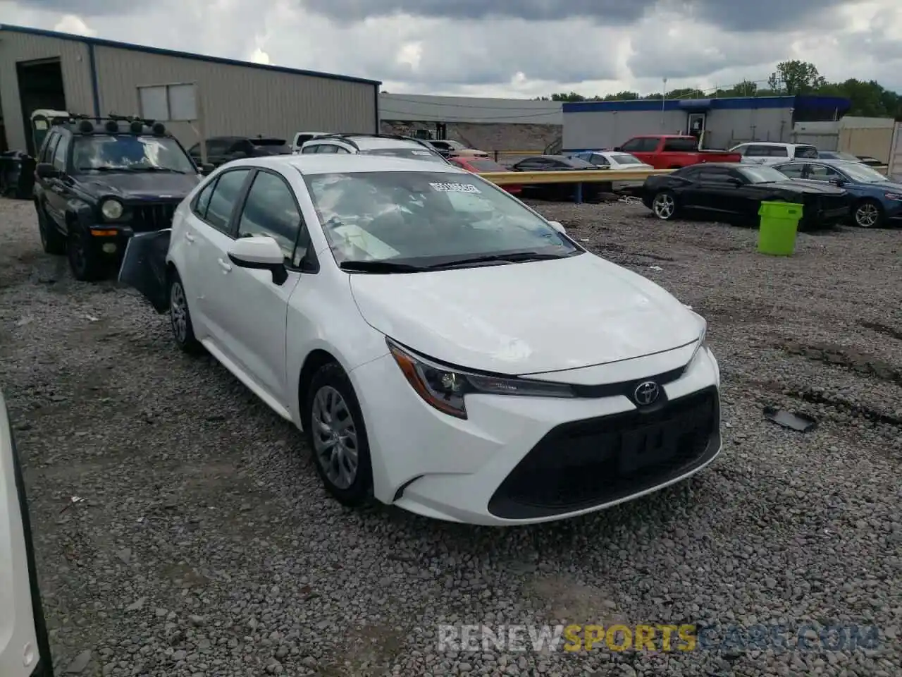 1 Photograph of a damaged car 5YFEPRAE4LP116649 TOYOTA COROLLA 2020