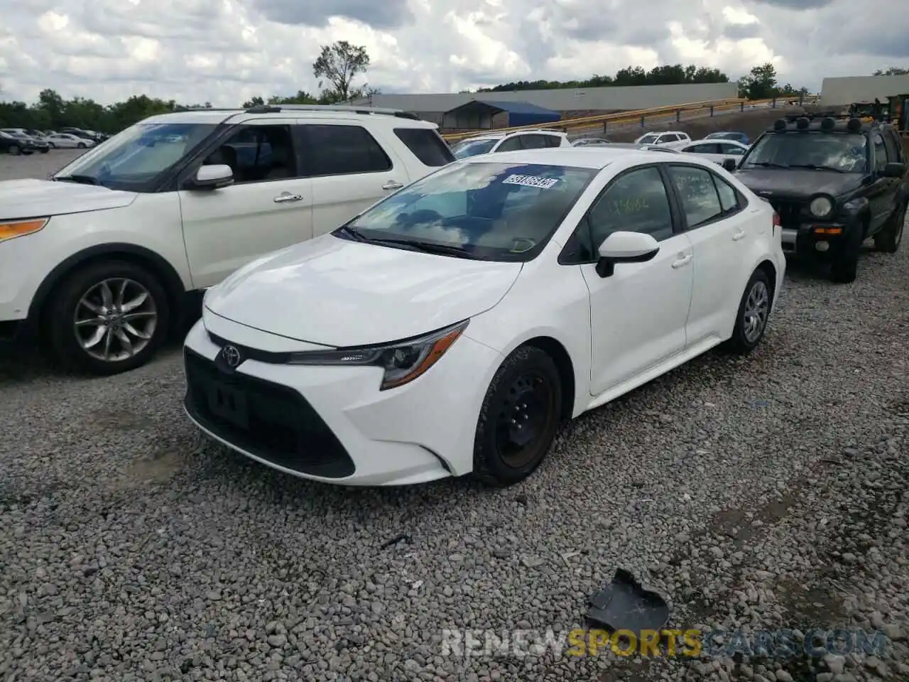 2 Photograph of a damaged car 5YFEPRAE4LP116649 TOYOTA COROLLA 2020