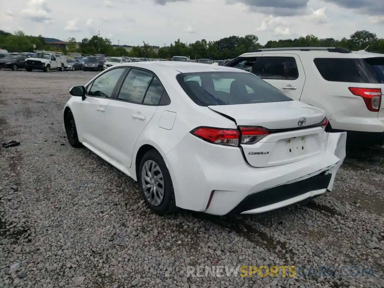 3 Photograph of a damaged car 5YFEPRAE4LP116649 TOYOTA COROLLA 2020