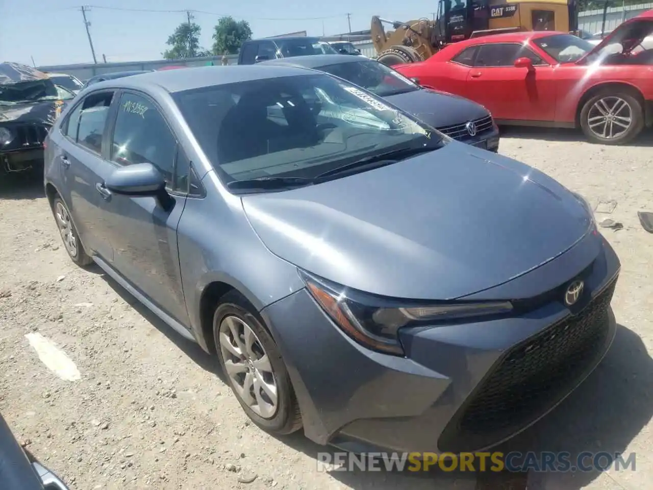 1 Photograph of a damaged car 5YFEPRAE4LP118384 TOYOTA COROLLA 2020