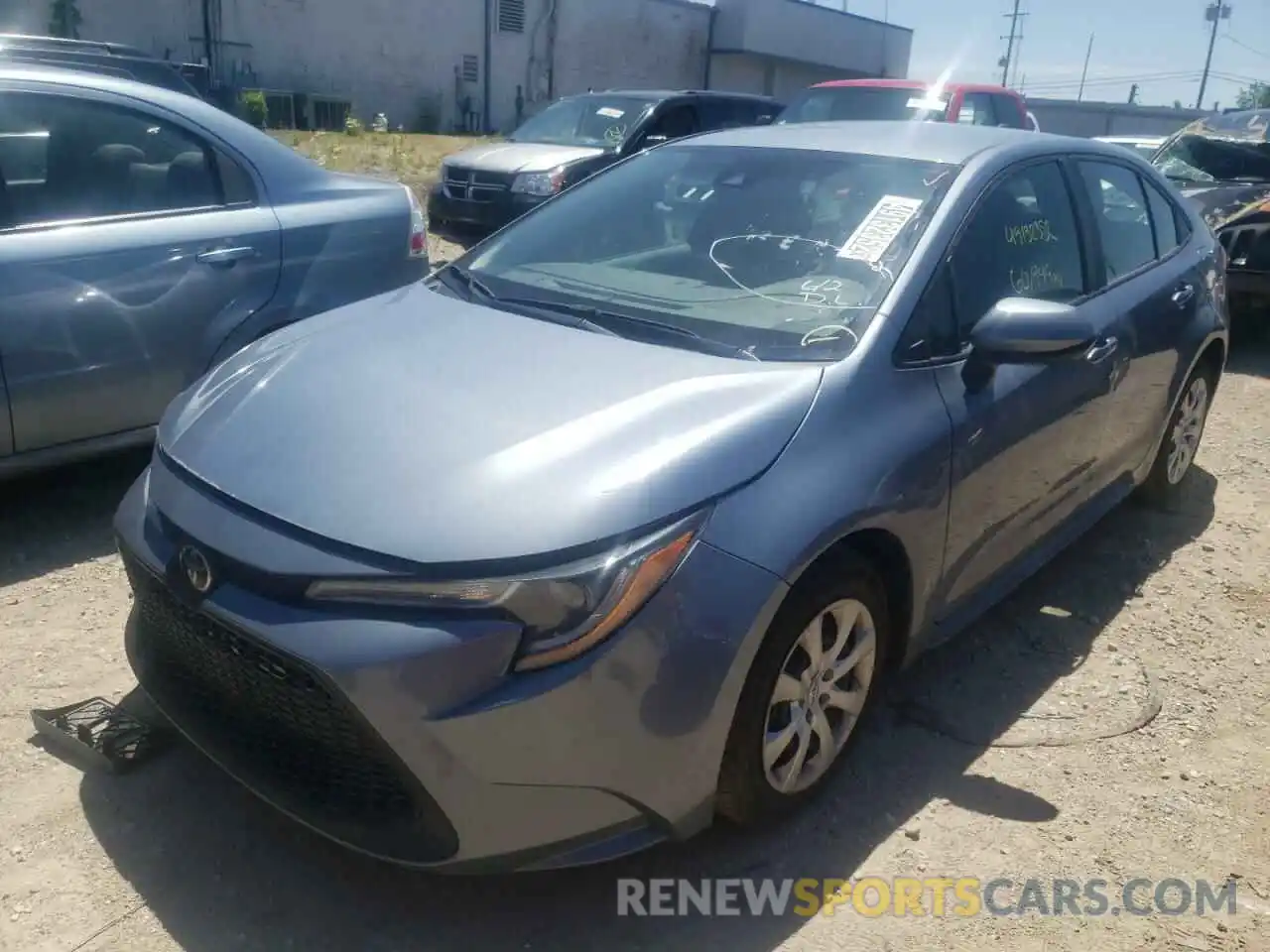 2 Photograph of a damaged car 5YFEPRAE4LP118384 TOYOTA COROLLA 2020