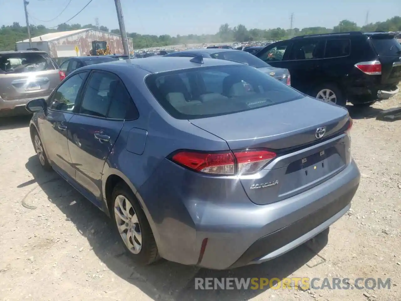 3 Photograph of a damaged car 5YFEPRAE4LP118384 TOYOTA COROLLA 2020