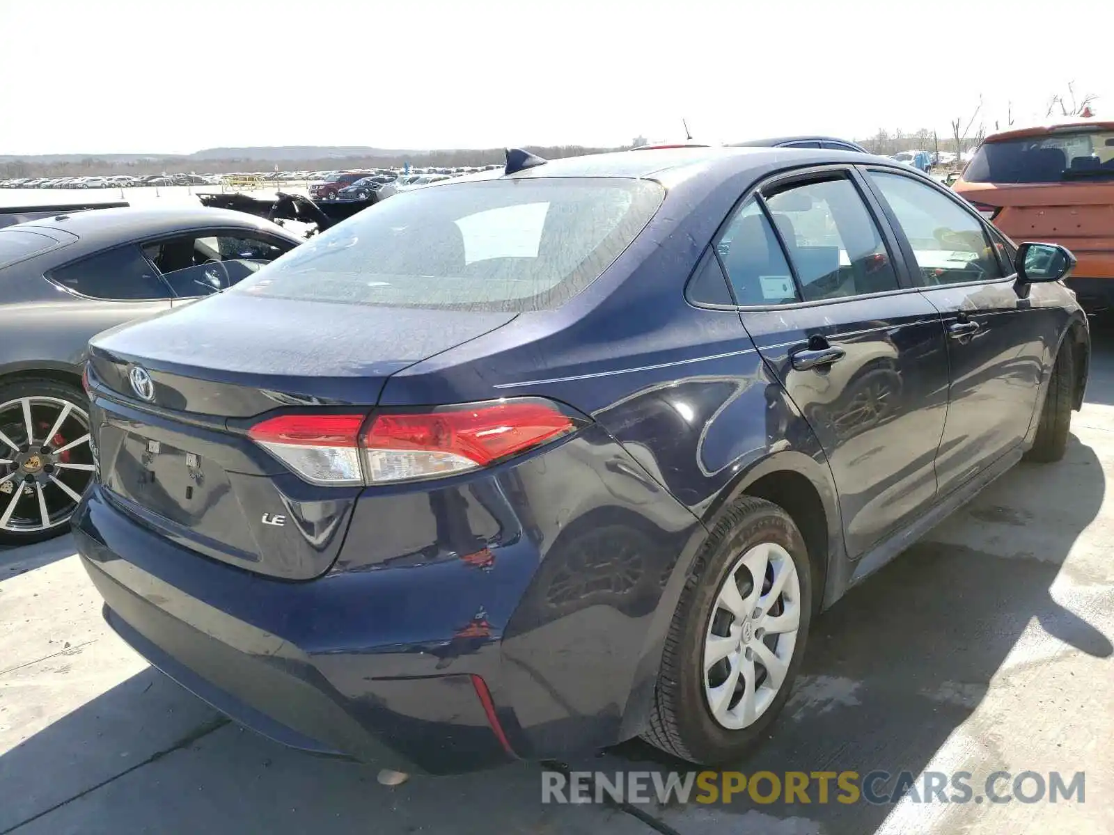 4 Photograph of a damaged car 5YFEPRAE4LP124525 TOYOTA COROLLA 2020