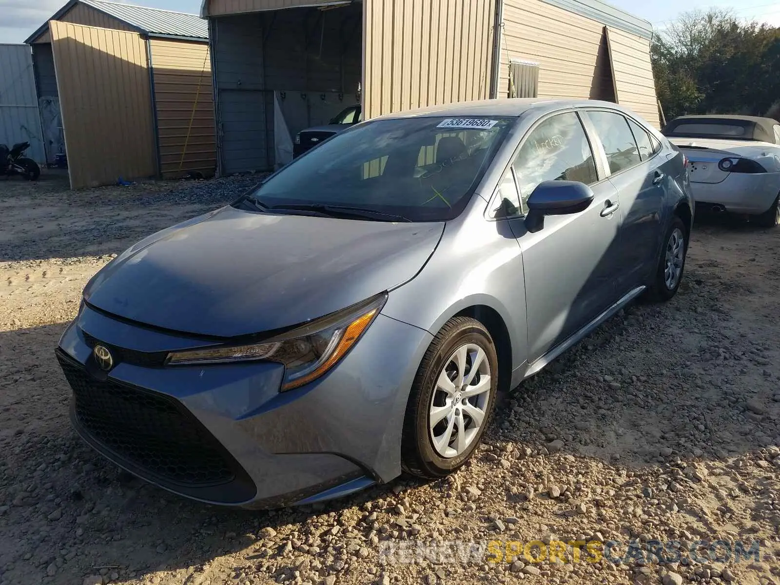 2 Photograph of a damaged car 5YFEPRAE4LP124704 TOYOTA COROLLA 2020