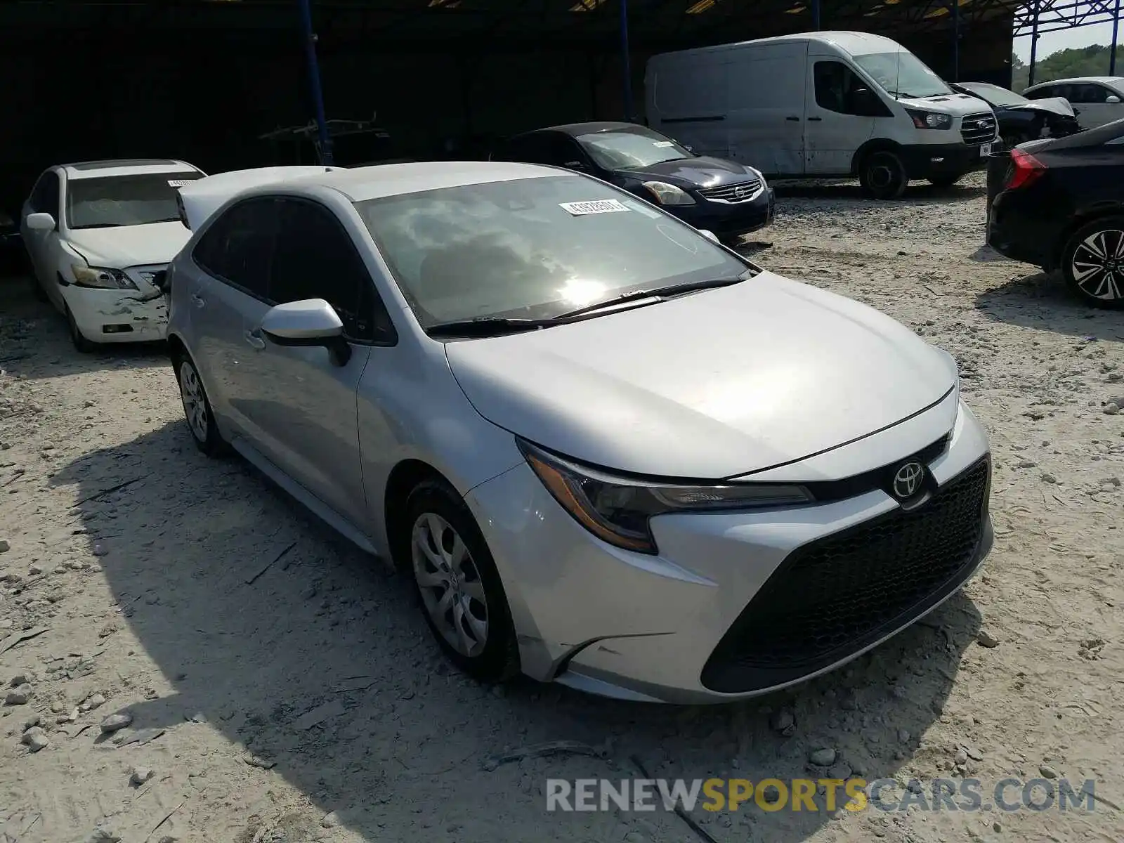 1 Photograph of a damaged car 5YFEPRAE4LP127585 TOYOTA COROLLA 2020