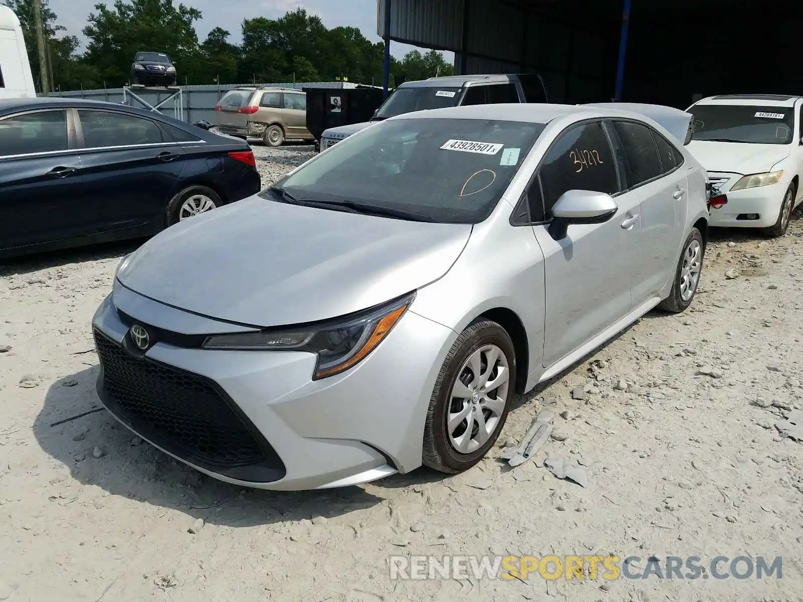 2 Photograph of a damaged car 5YFEPRAE4LP127585 TOYOTA COROLLA 2020