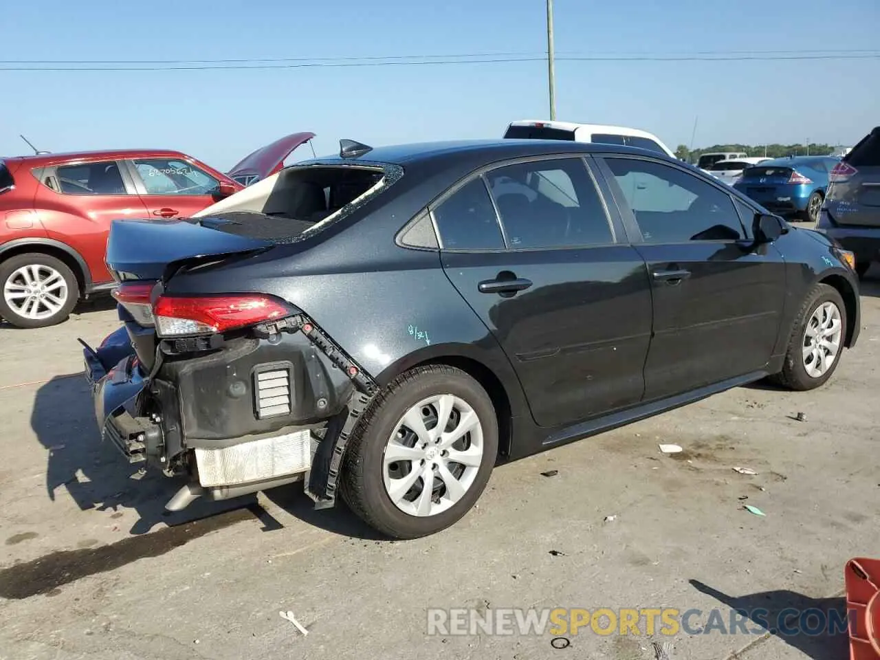 3 Photograph of a damaged car 5YFEPRAE4LP130759 TOYOTA COROLLA 2020