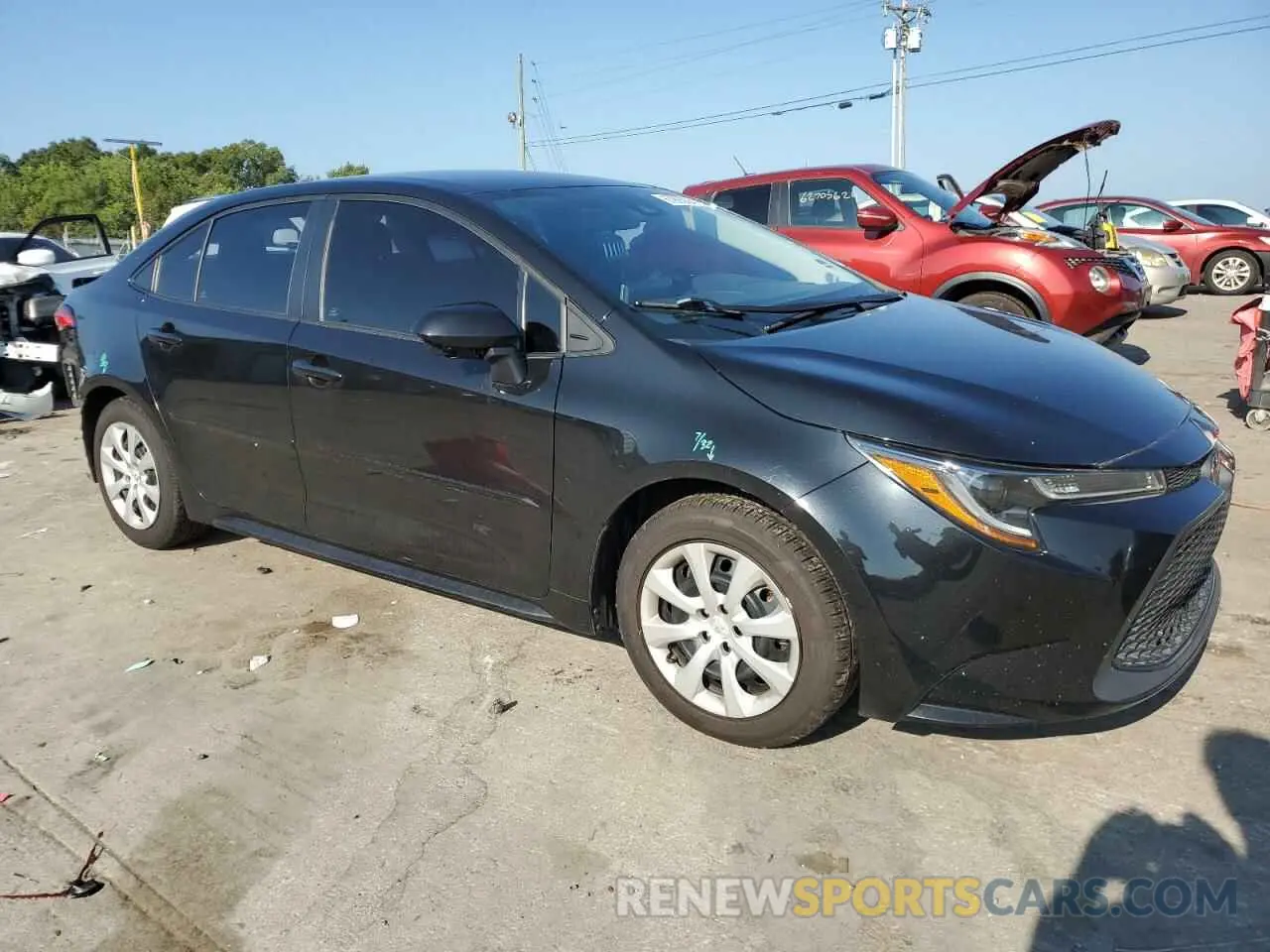4 Photograph of a damaged car 5YFEPRAE4LP130759 TOYOTA COROLLA 2020
