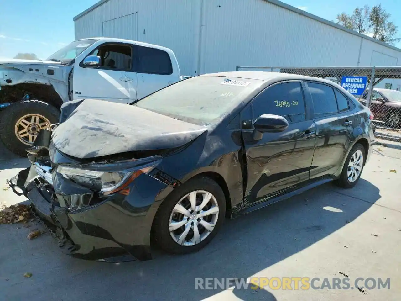 2 Photograph of a damaged car 5YFEPRAE4LP136934 TOYOTA COROLLA 2020