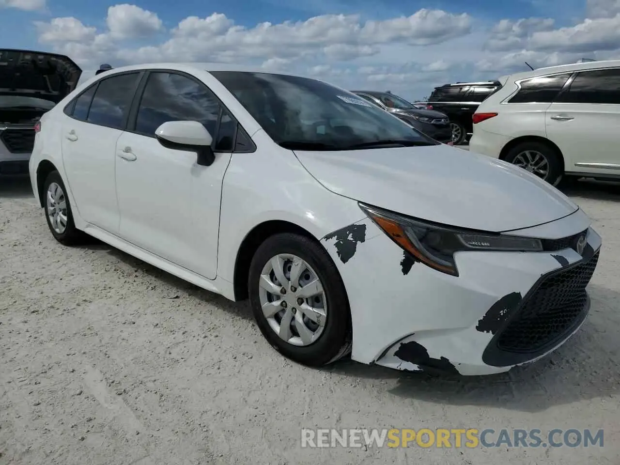 4 Photograph of a damaged car 5YFEPRAE4LP142085 TOYOTA COROLLA 2020