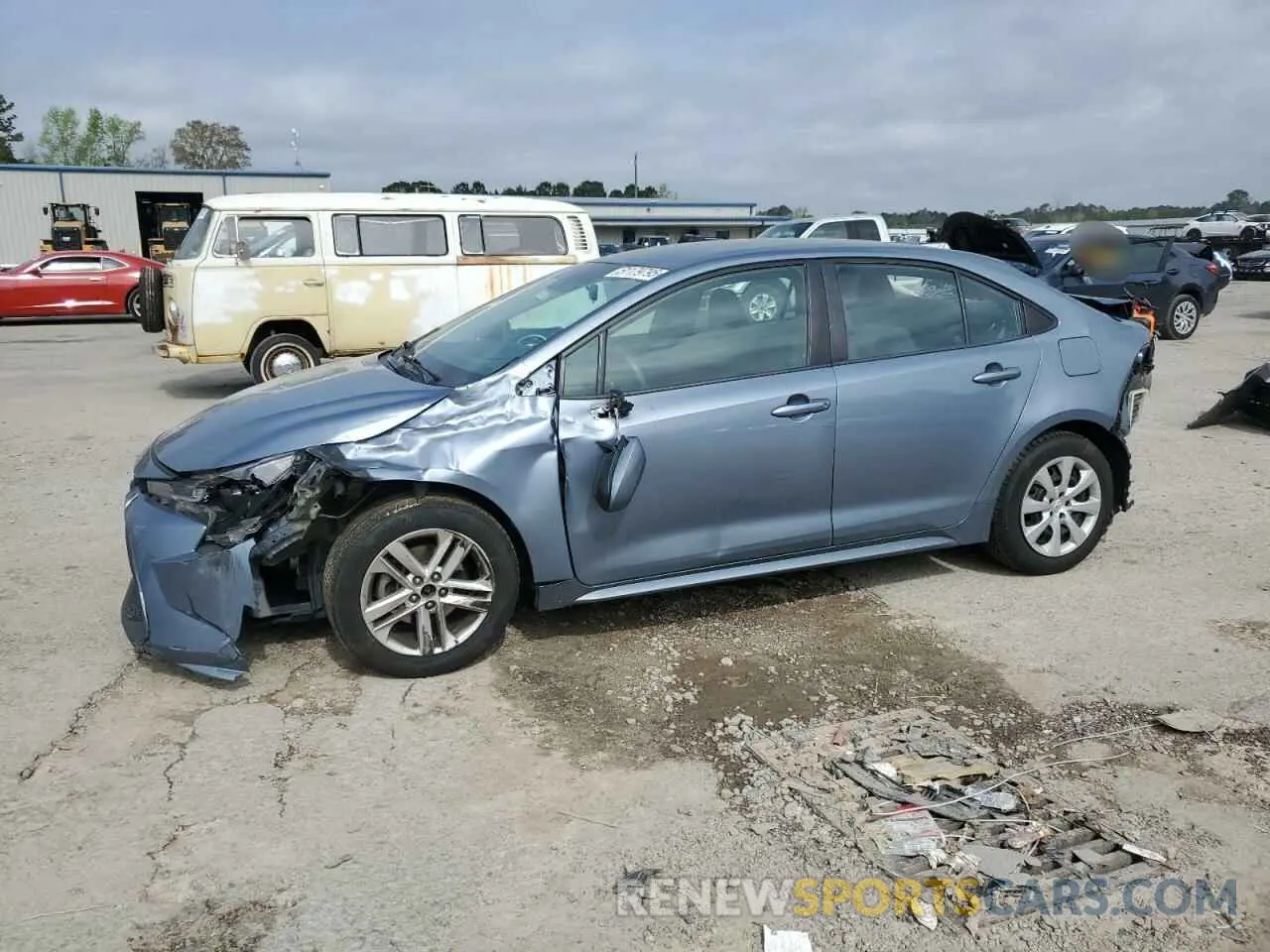 1 Photograph of a damaged car 5YFEPRAE5LP010842 TOYOTA COROLLA 2020