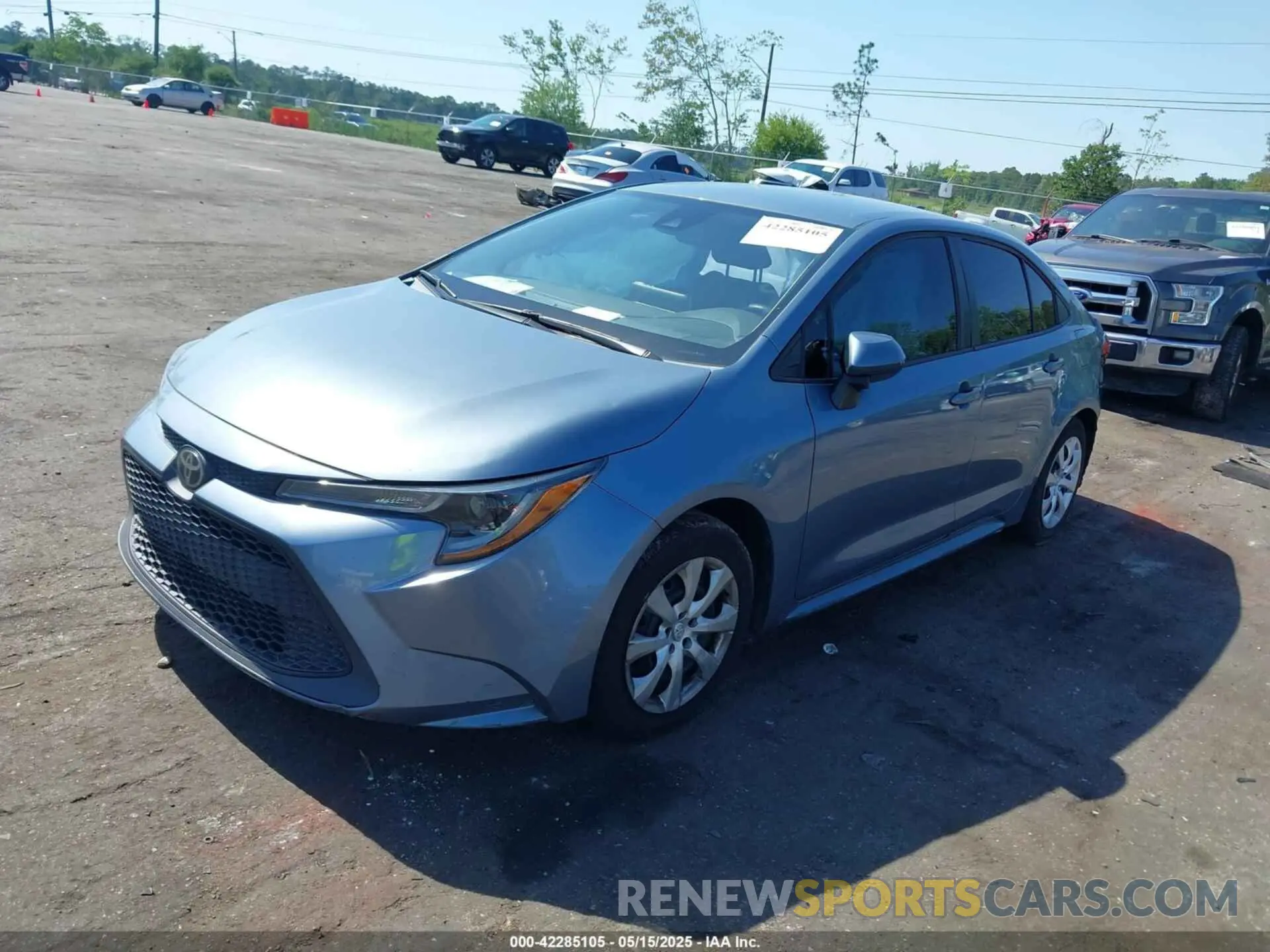 2 Photograph of a damaged car 5YFEPRAE5LP035336 TOYOTA COROLLA 2020