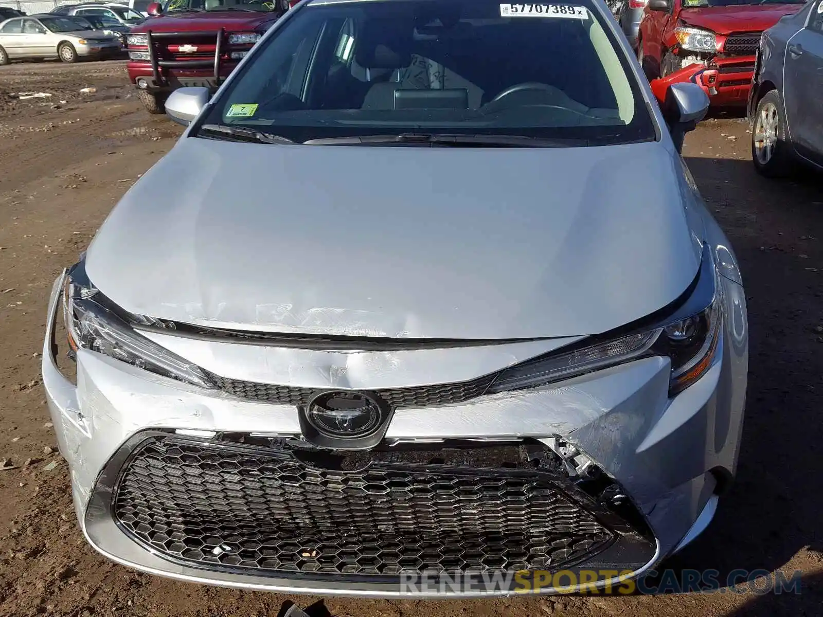 9 Photograph of a damaged car 5YFEPRAE5LP035708 TOYOTA COROLLA 2020