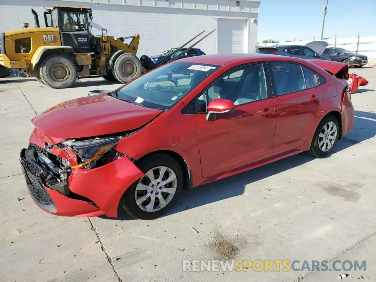 1 Photograph of a damaged car 5YFEPRAE5LP051097 TOYOTA COROLLA 2020