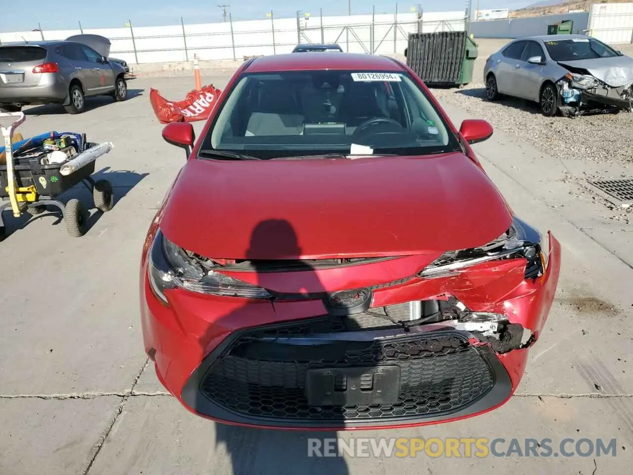 5 Photograph of a damaged car 5YFEPRAE5LP051097 TOYOTA COROLLA 2020