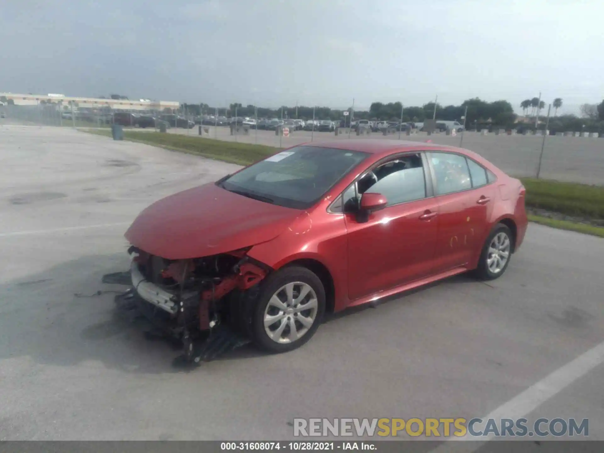 2 Photograph of a damaged car 5YFEPRAE5LP051309 TOYOTA COROLLA 2020