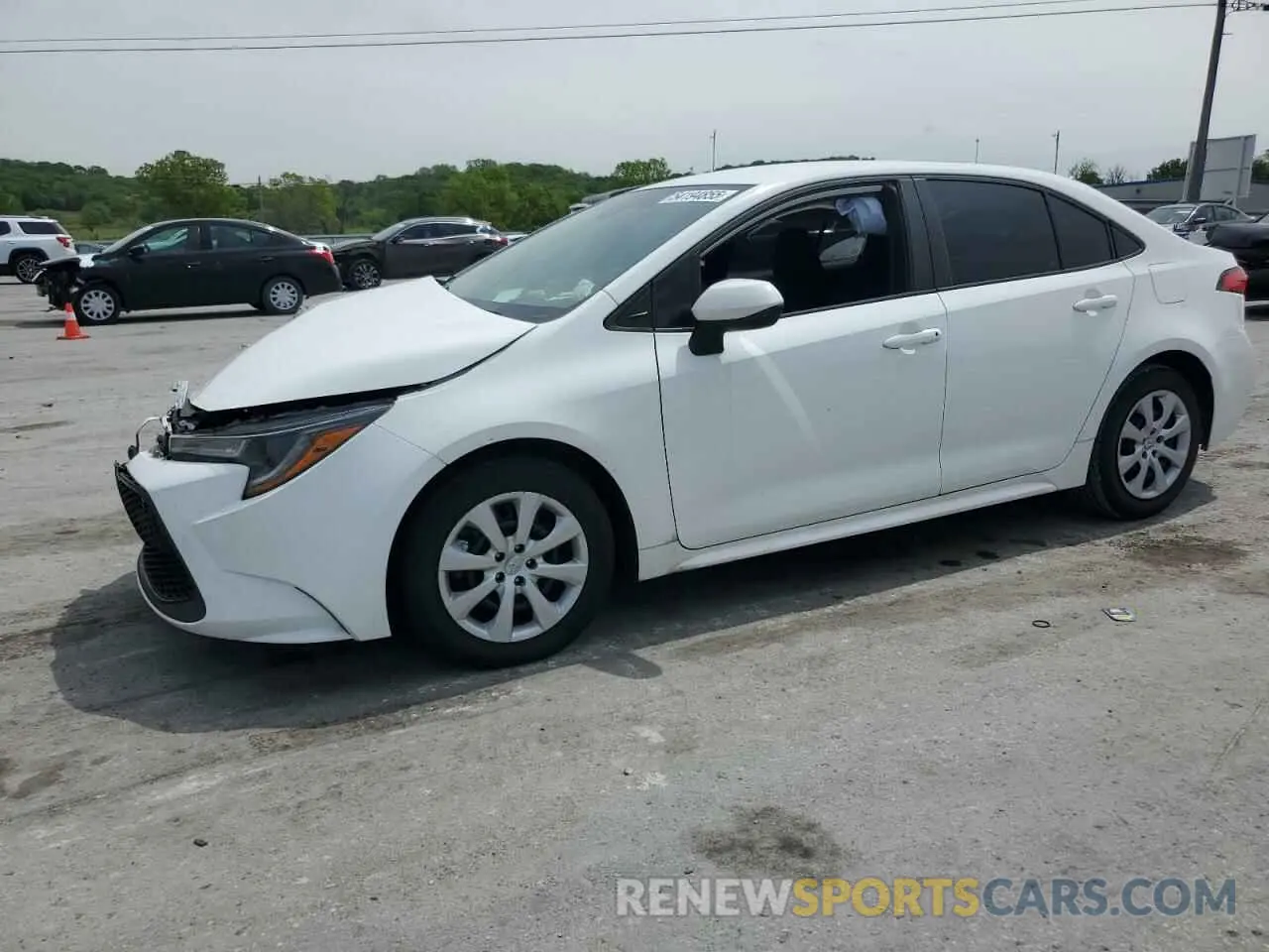 1 Photograph of a damaged car 5YFEPRAE5LP053528 TOYOTA COROLLA 2020