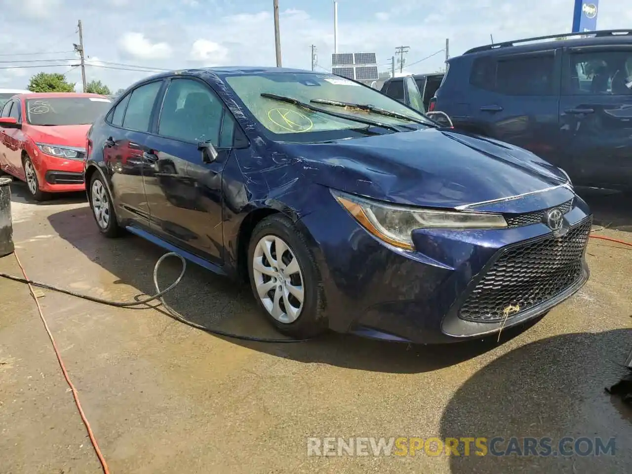 1 Photograph of a damaged car 5YFEPRAE5LP060513 TOYOTA COROLLA 2020