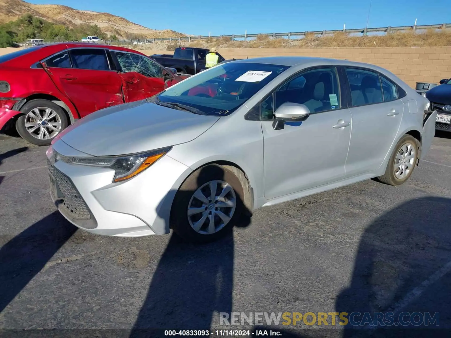 2 Photograph of a damaged car 5YFEPRAE5LP069714 TOYOTA COROLLA 2020