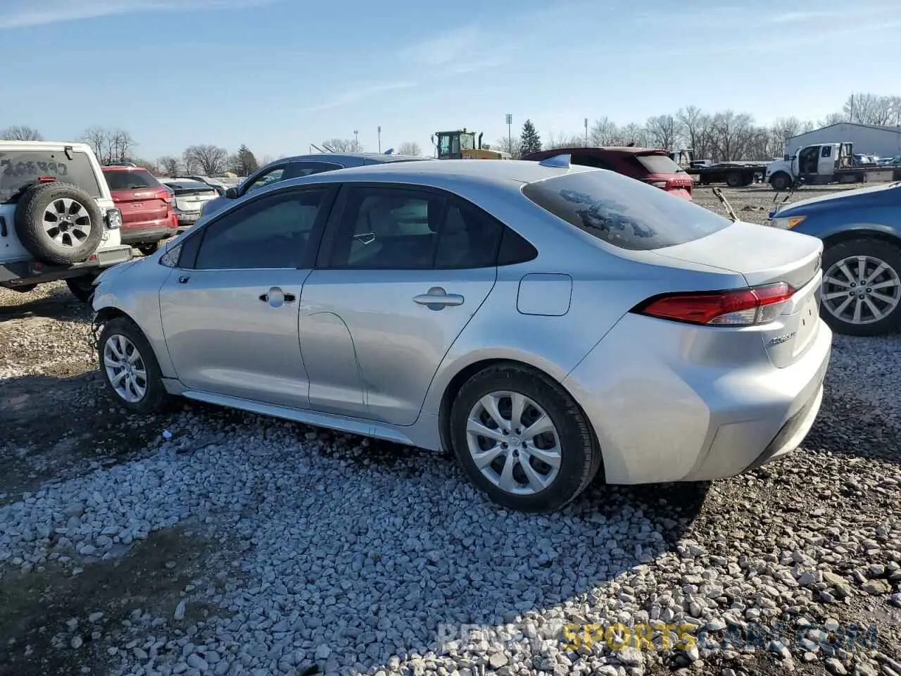 2 Photograph of a damaged car 5YFEPRAE5LP078963 TOYOTA COROLLA 2020