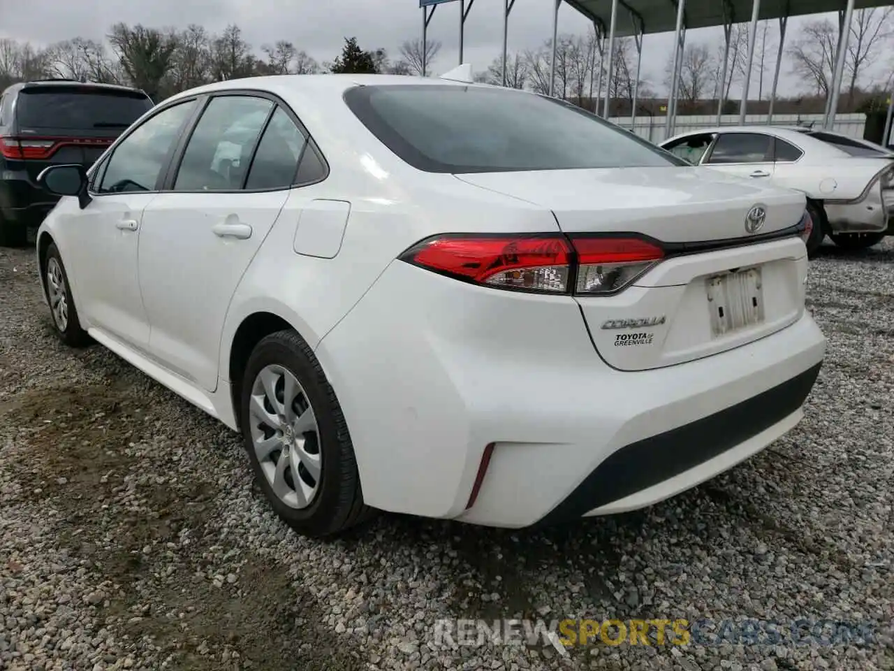 3 Photograph of a damaged car 5YFEPRAE5LP094533 TOYOTA COROLLA 2020