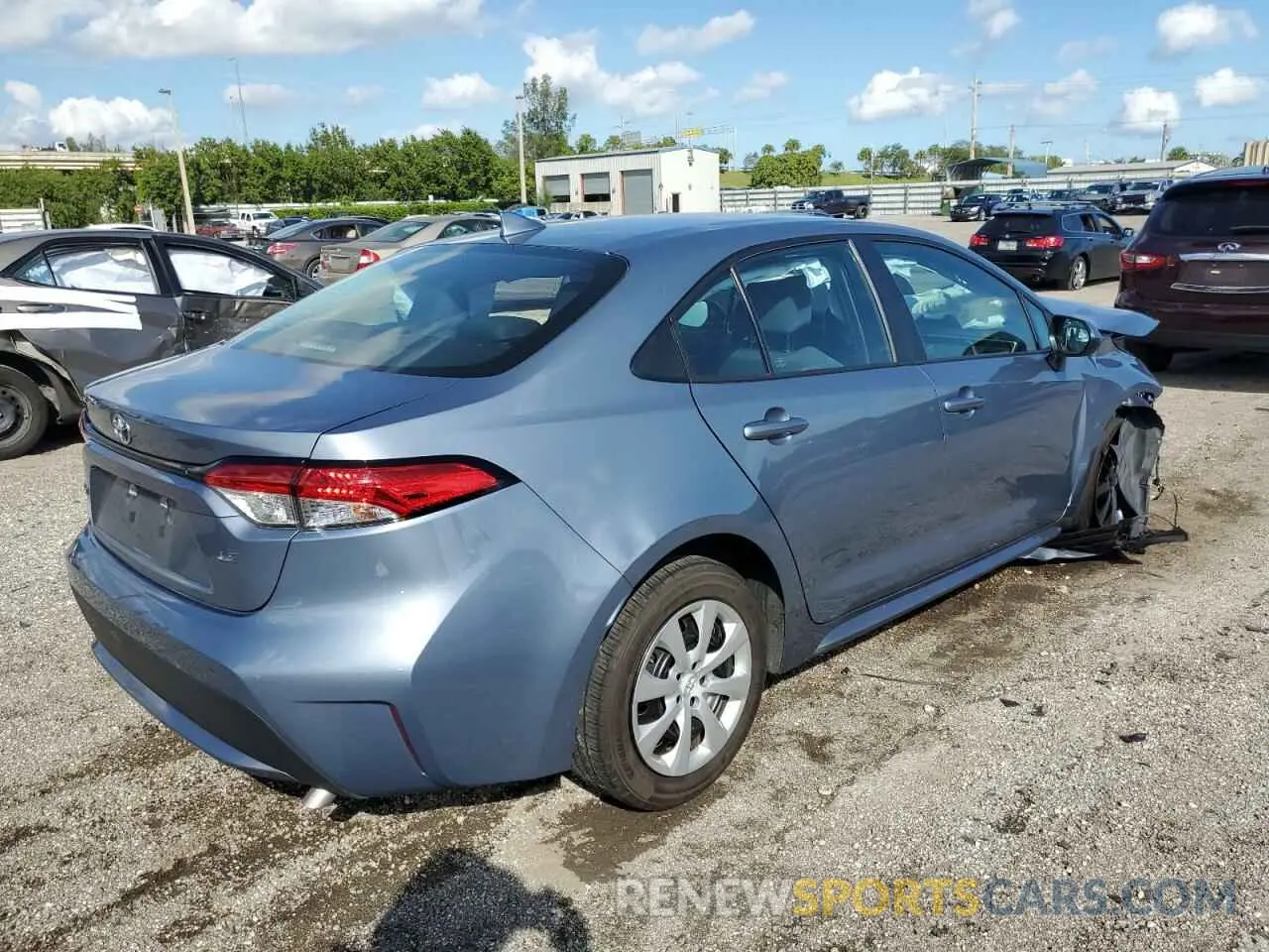 3 Photograph of a damaged car 5YFEPRAE5LP108513 TOYOTA COROLLA 2020