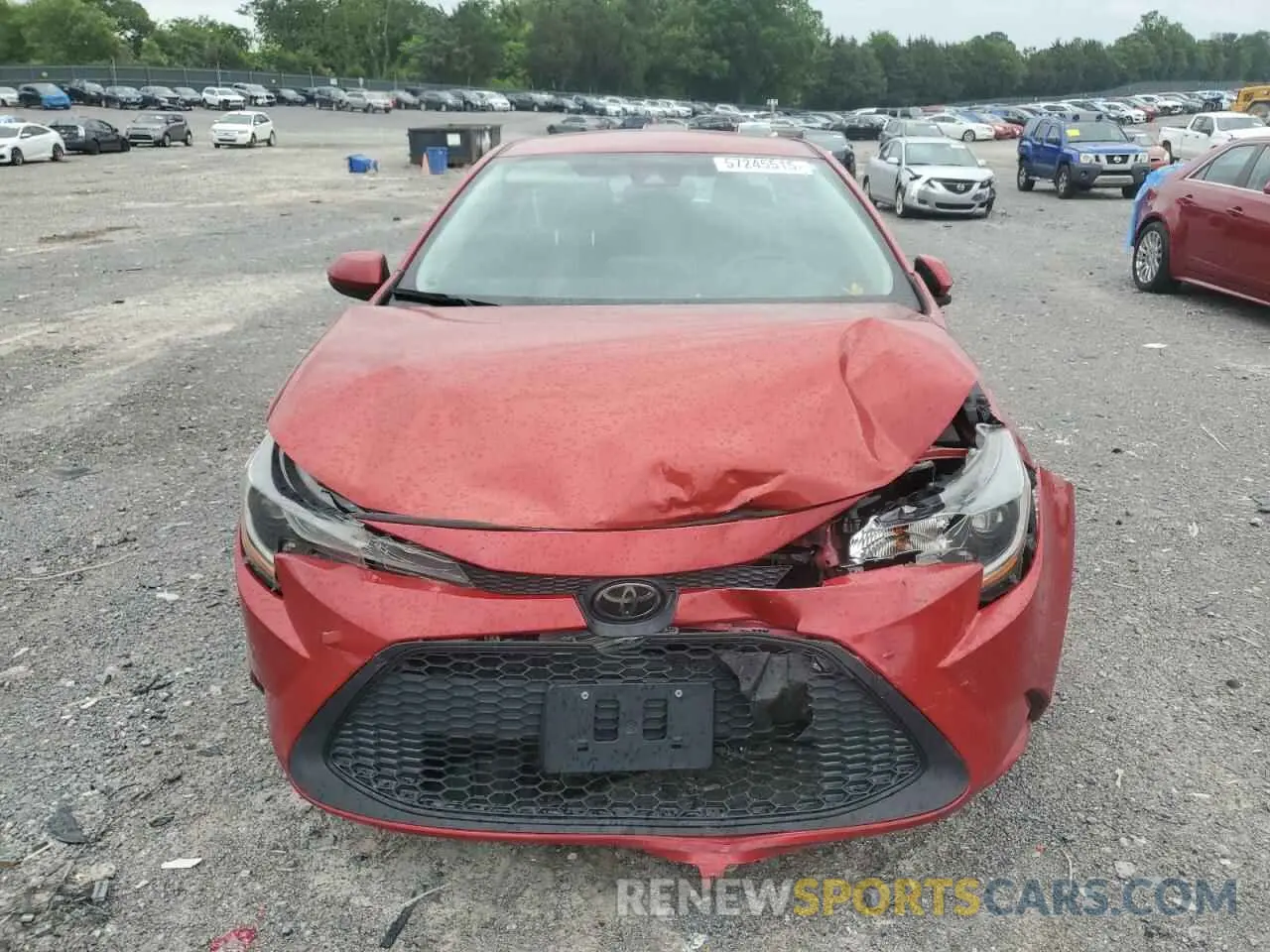 5 Photograph of a damaged car 5YFEPRAE5LP114229 TOYOTA COROLLA 2020