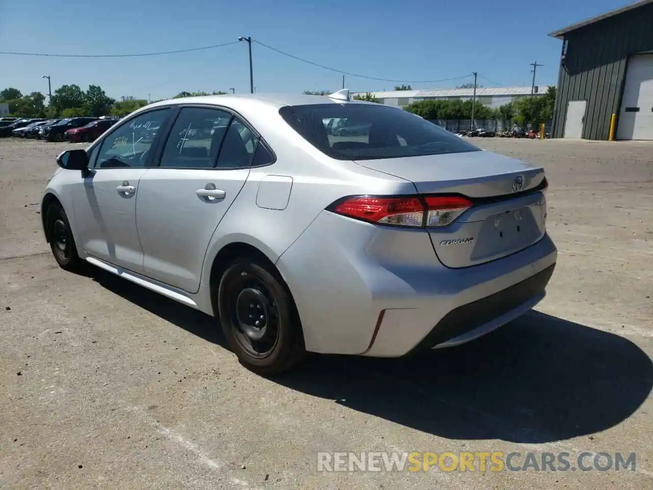 3 Photograph of a damaged car 5YFEPRAE5LP118782 TOYOTA COROLLA 2020