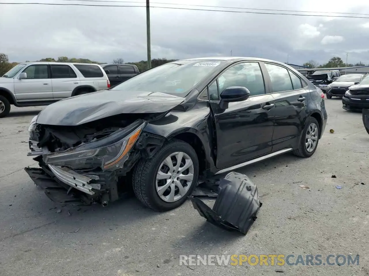 1 Photograph of a damaged car 5YFEPRAE5LP132892 TOYOTA COROLLA 2020