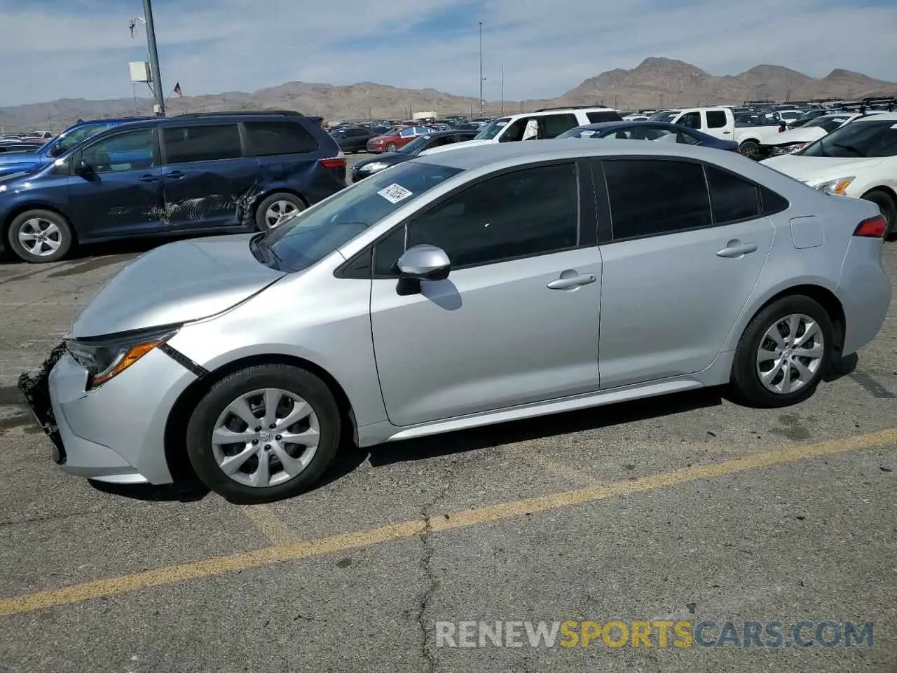 1 Photograph of a damaged car 5YFEPRAE5LP146534 TOYOTA COROLLA 2020