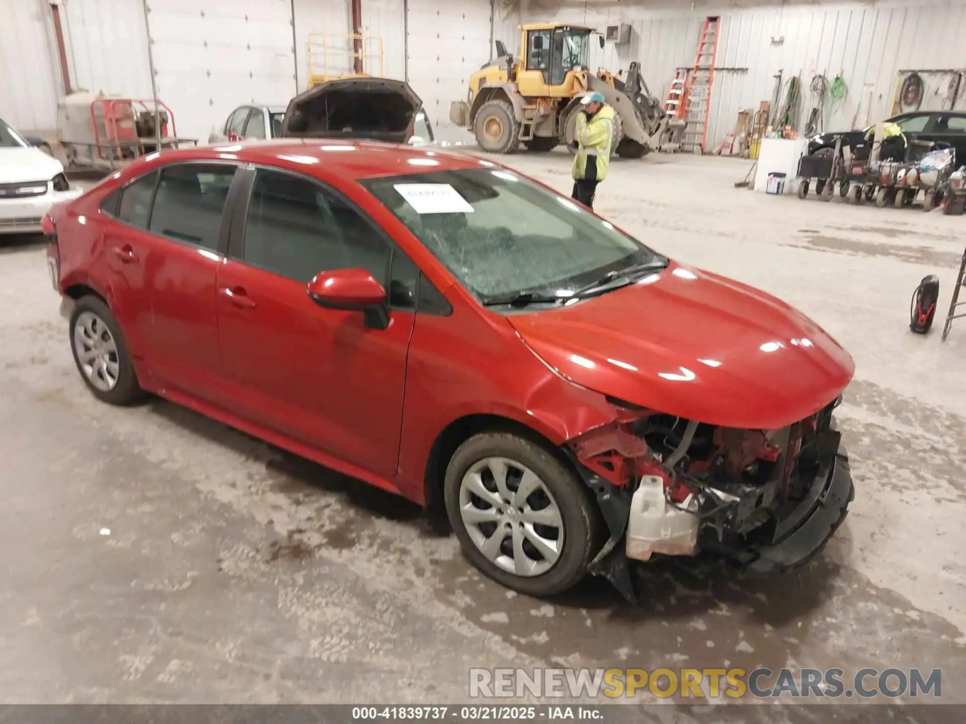 1 Photograph of a damaged car 5YFEPRAE6LP004225 TOYOTA COROLLA 2020