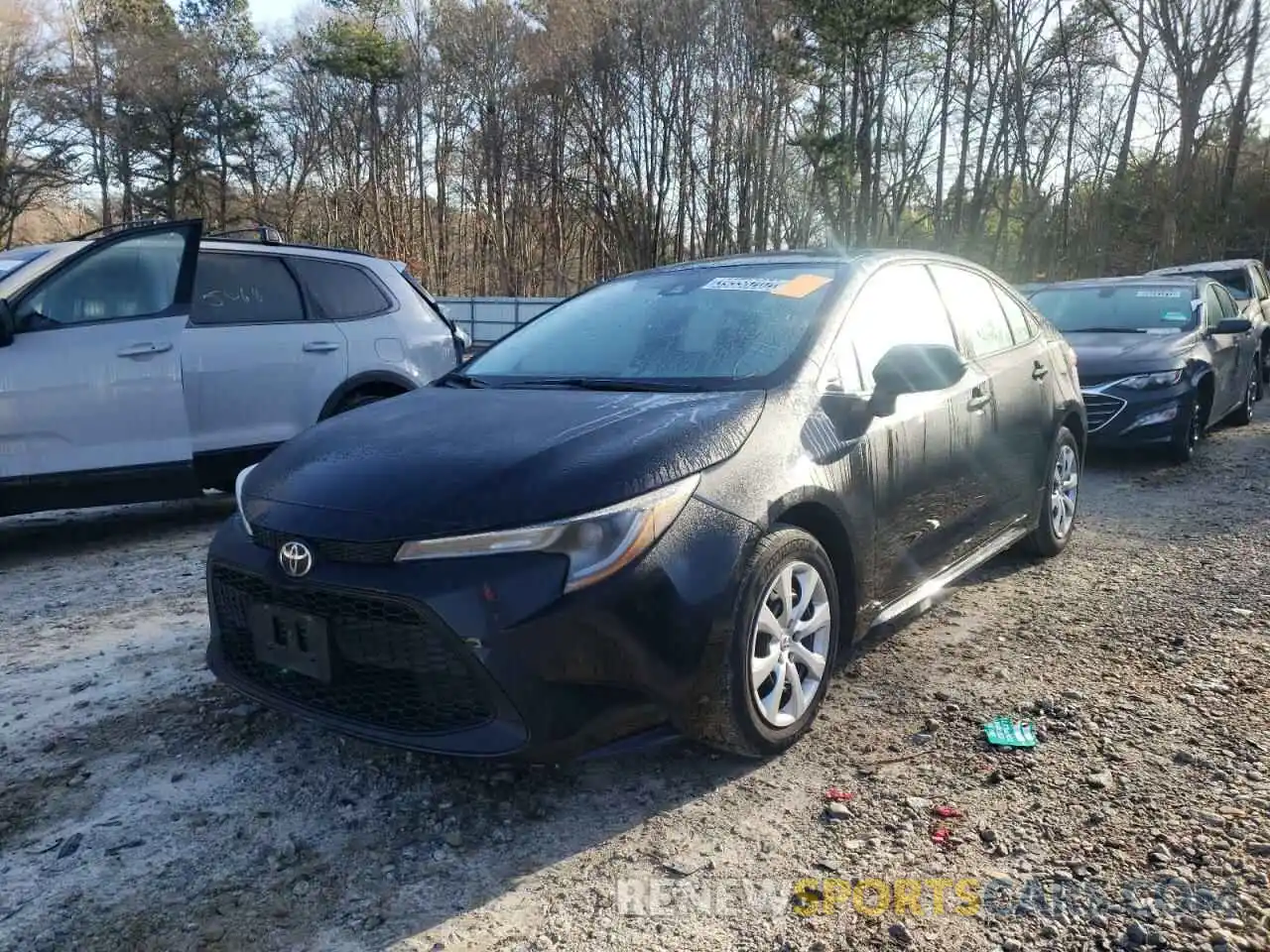 2 Photograph of a damaged car 5YFEPRAE6LP022806 TOYOTA COROLLA 2020