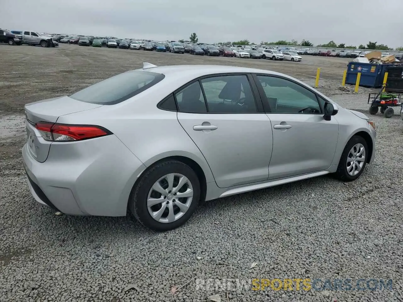 3 Photograph of a damaged car 5YFEPRAE6LP032512 TOYOTA COROLLA 2020