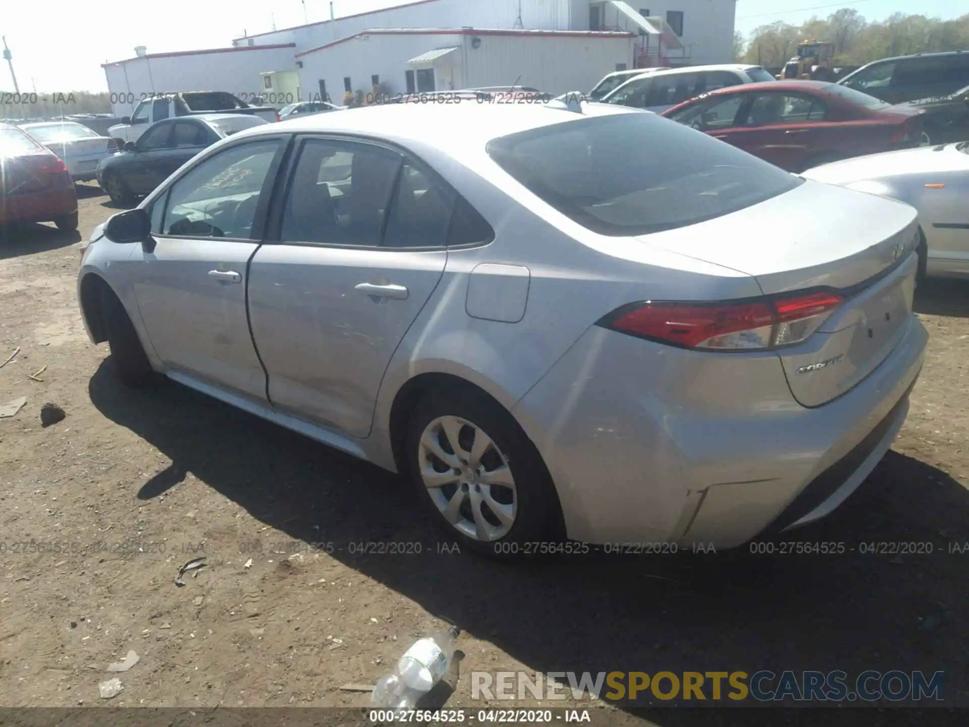 3 Photograph of a damaged car 5YFEPRAE6LP046832 TOYOTA COROLLA 2020