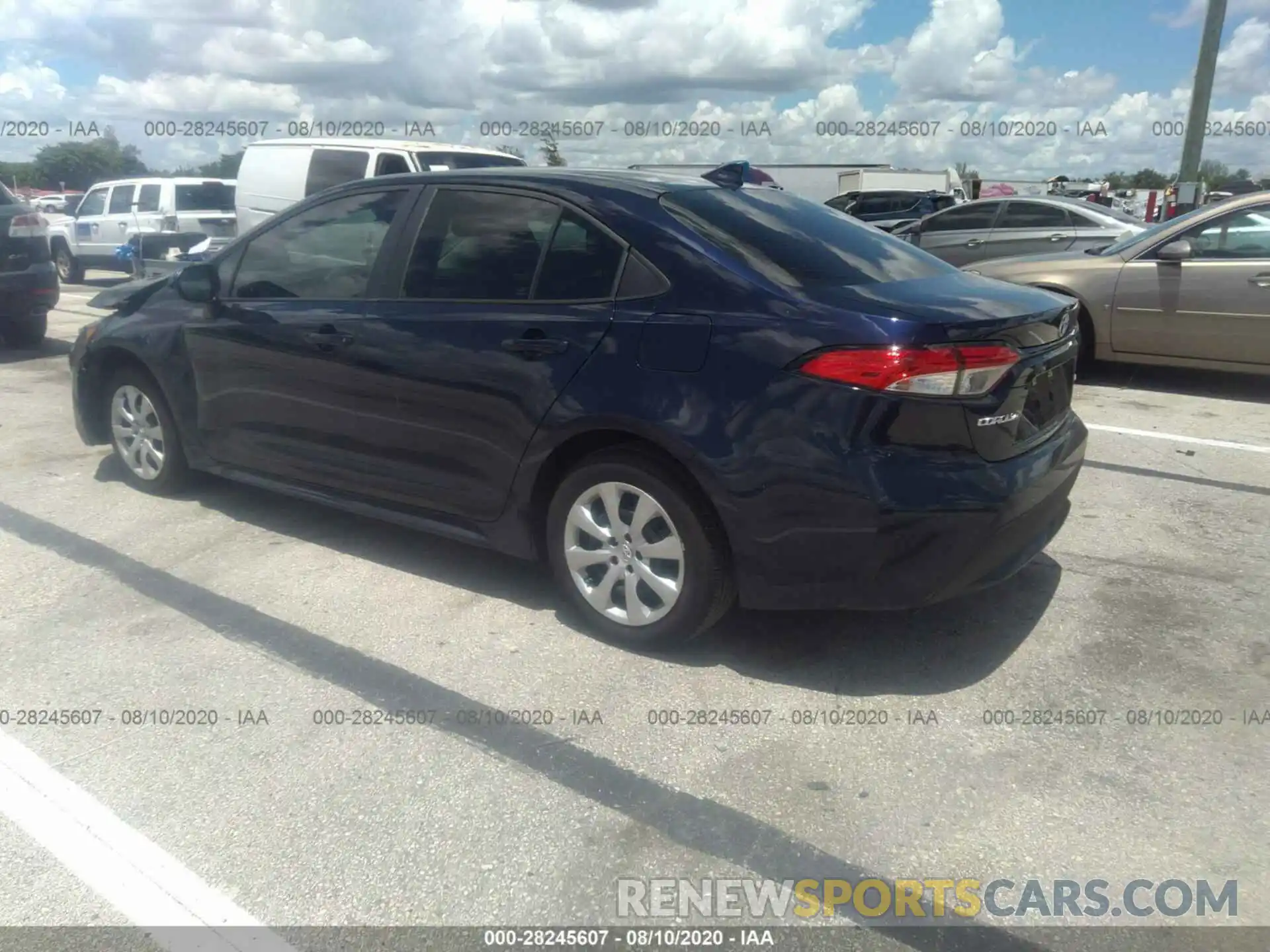 3 Photograph of a damaged car 5YFEPRAE6LP048791 TOYOTA COROLLA 2020