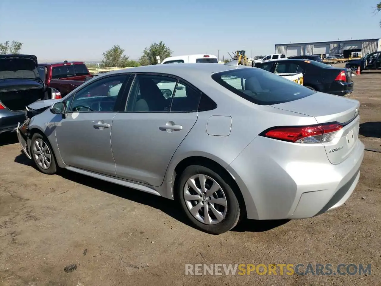 2 Photograph of a damaged car 5YFEPRAE6LP049472 TOYOTA COROLLA 2020