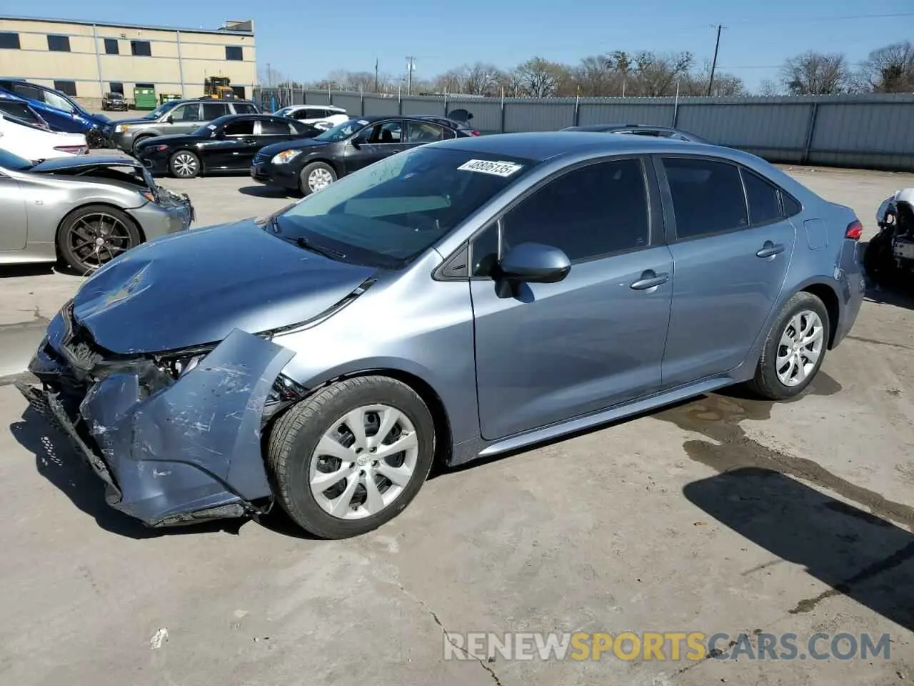 1 Photograph of a damaged car 5YFEPRAE6LP050489 TOYOTA COROLLA 2020