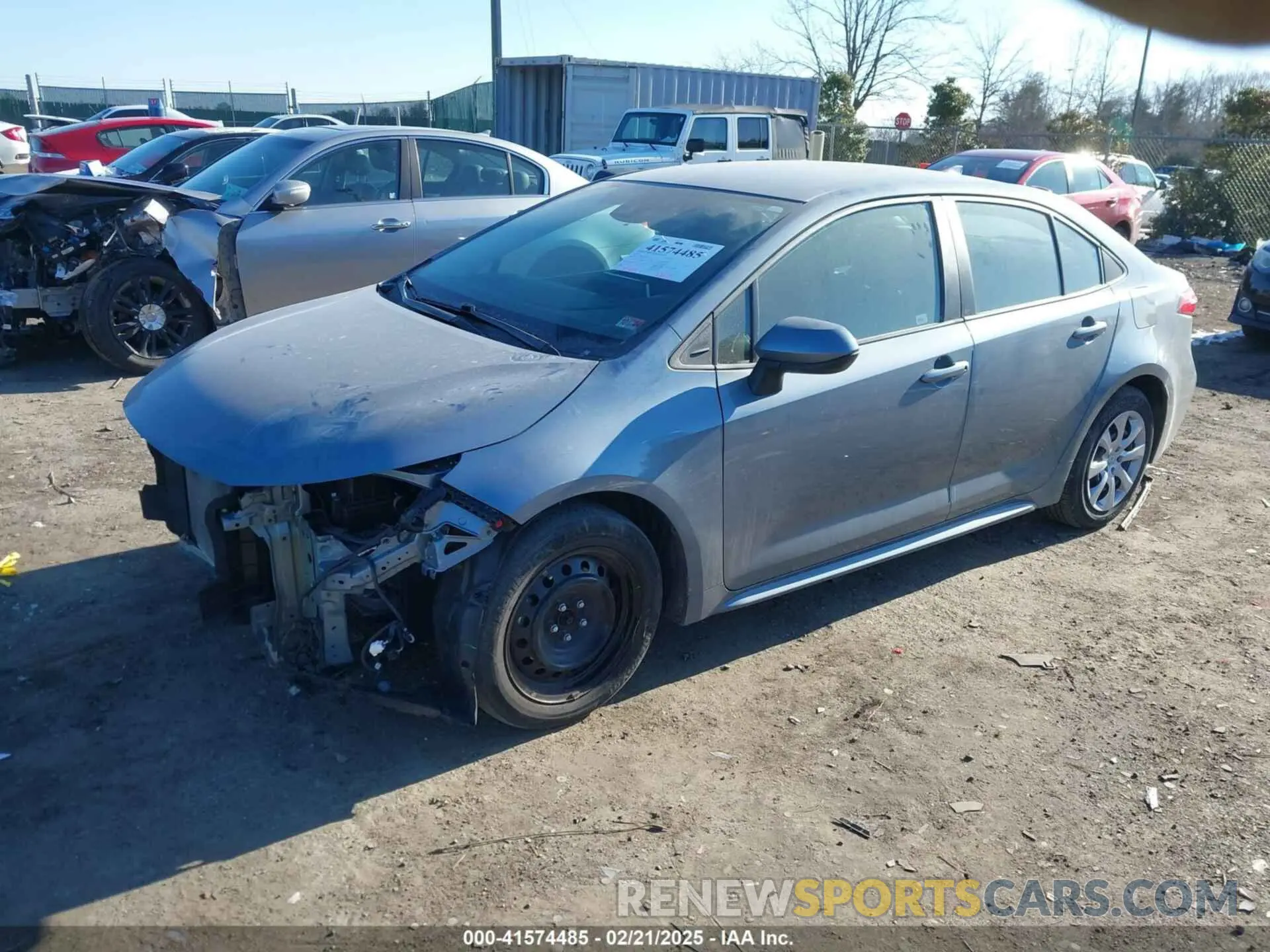 2 Photograph of a damaged car 5YFEPRAE6LP067275 TOYOTA COROLLA 2020