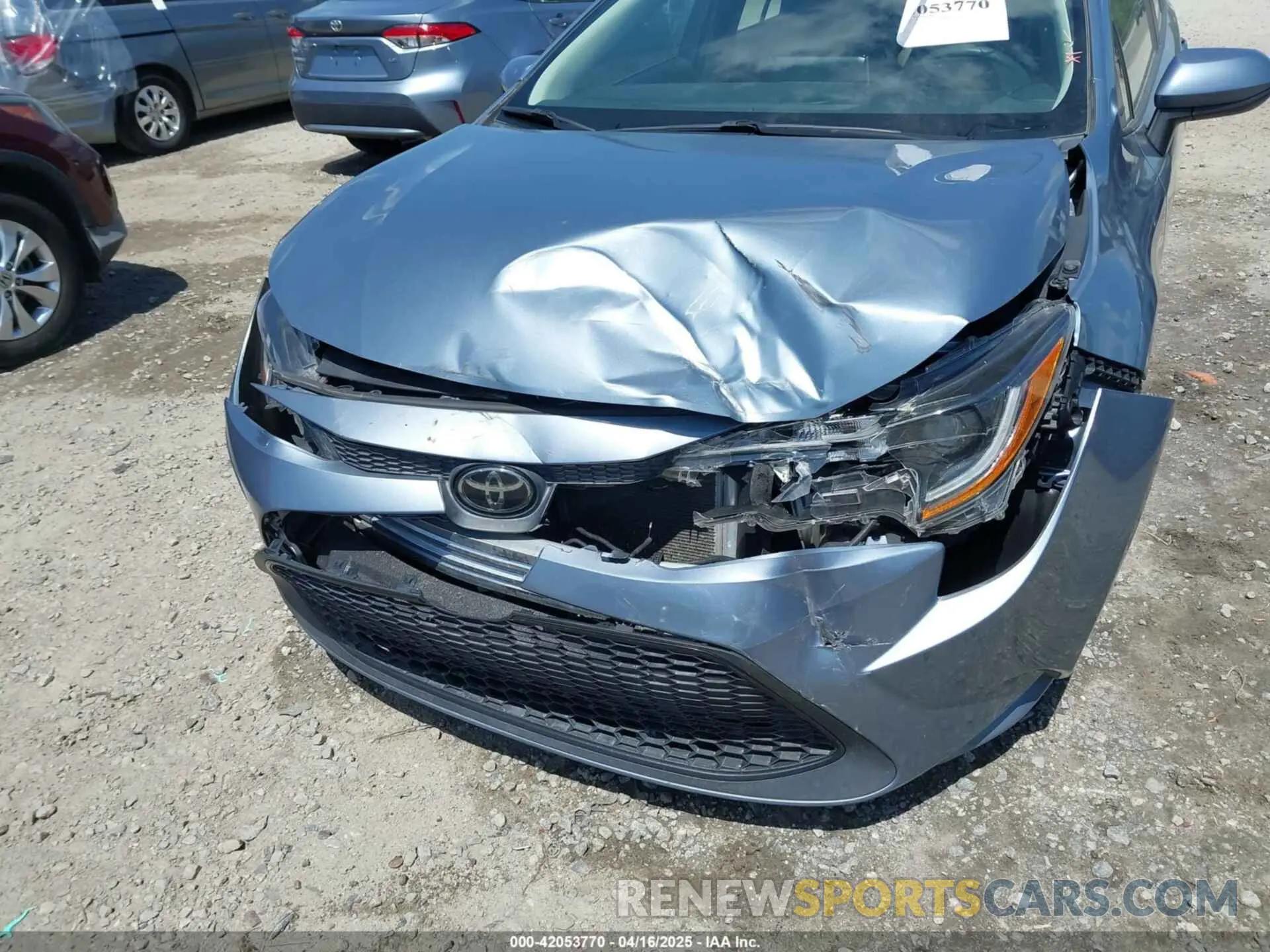 6 Photograph of a damaged car 5YFEPRAE6LP073111 TOYOTA COROLLA 2020