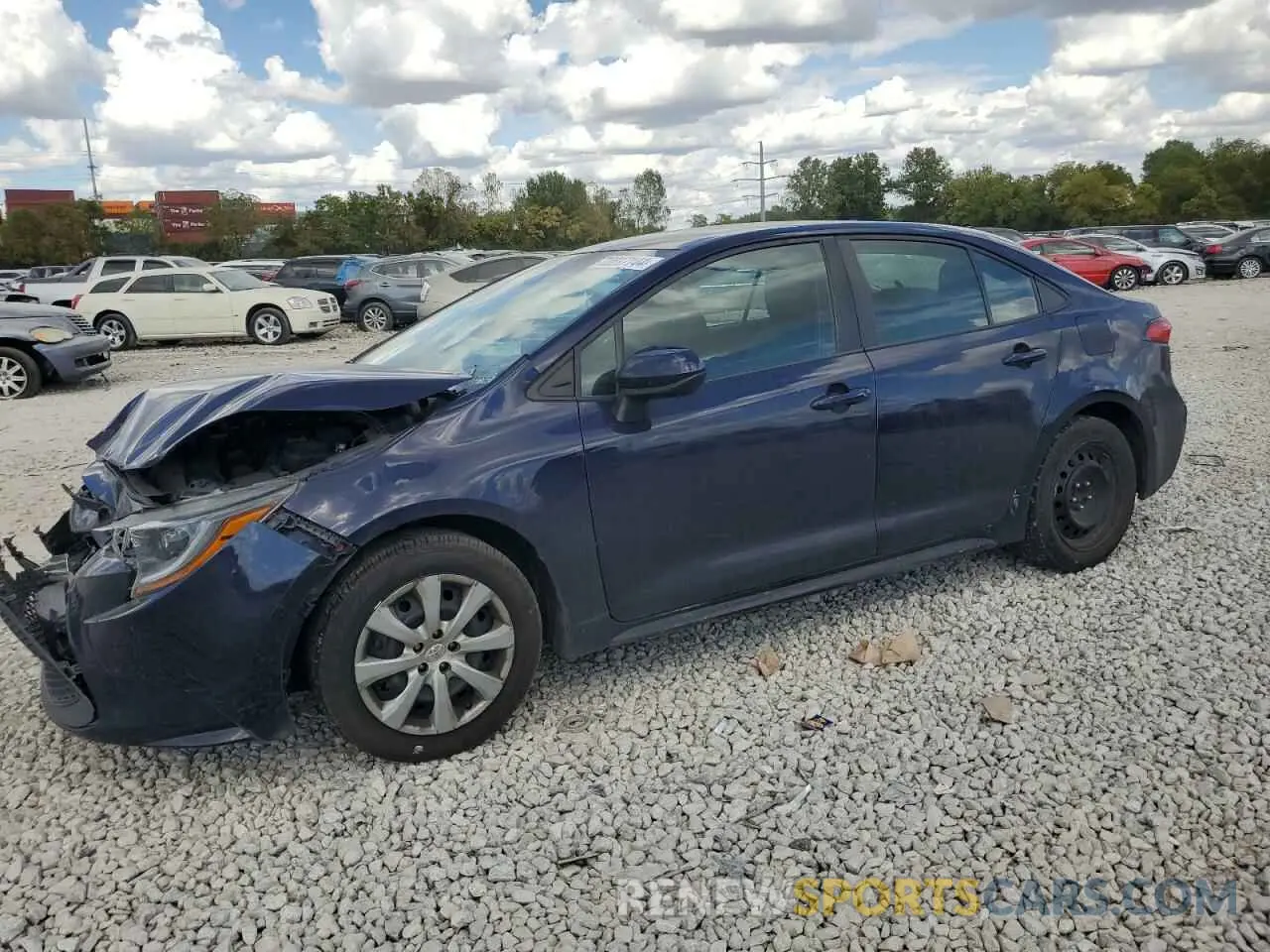 1 Photograph of a damaged car 5YFEPRAE6LP078440 TOYOTA COROLLA 2020
