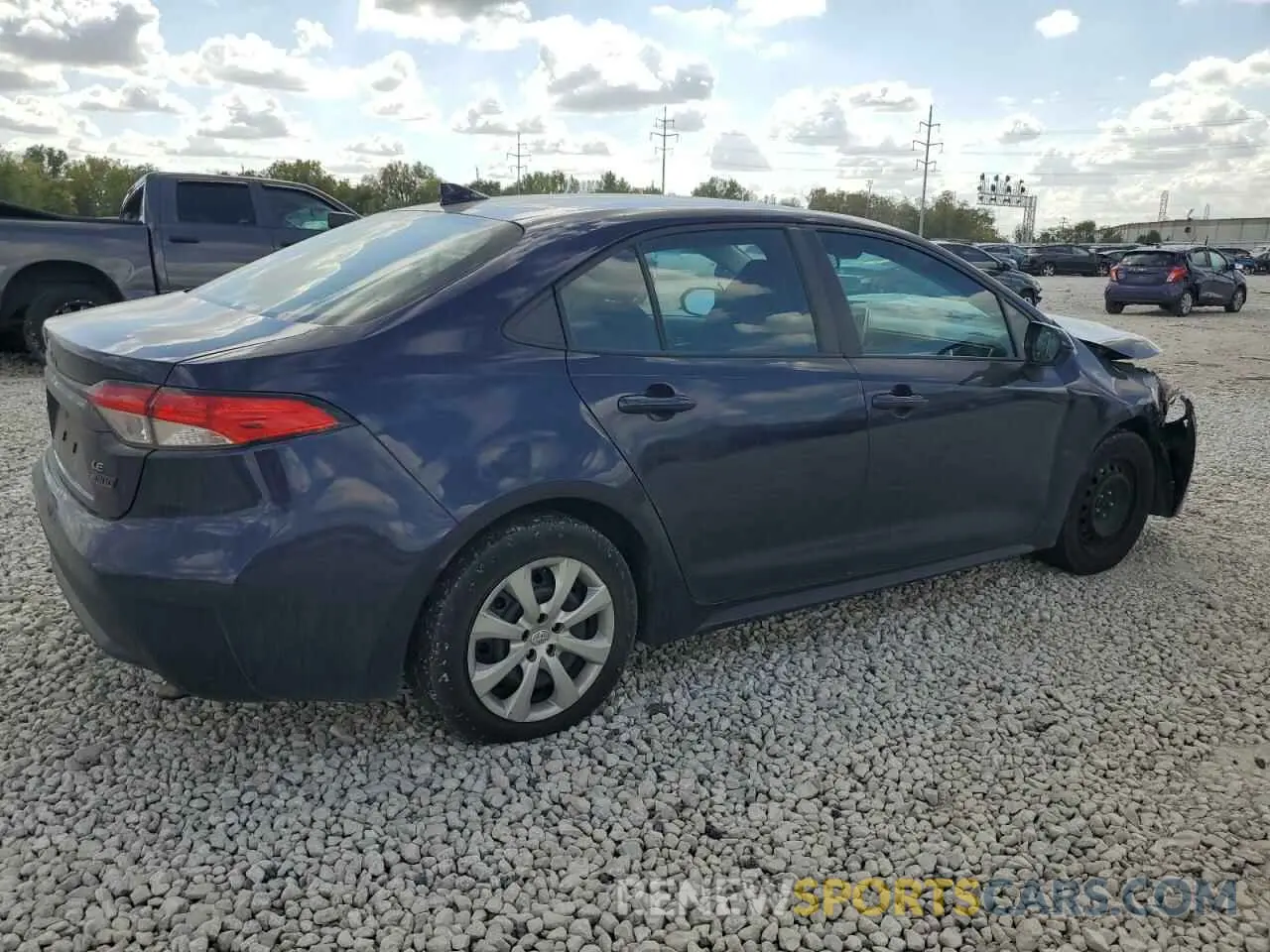 3 Photograph of a damaged car 5YFEPRAE6LP078440 TOYOTA COROLLA 2020
