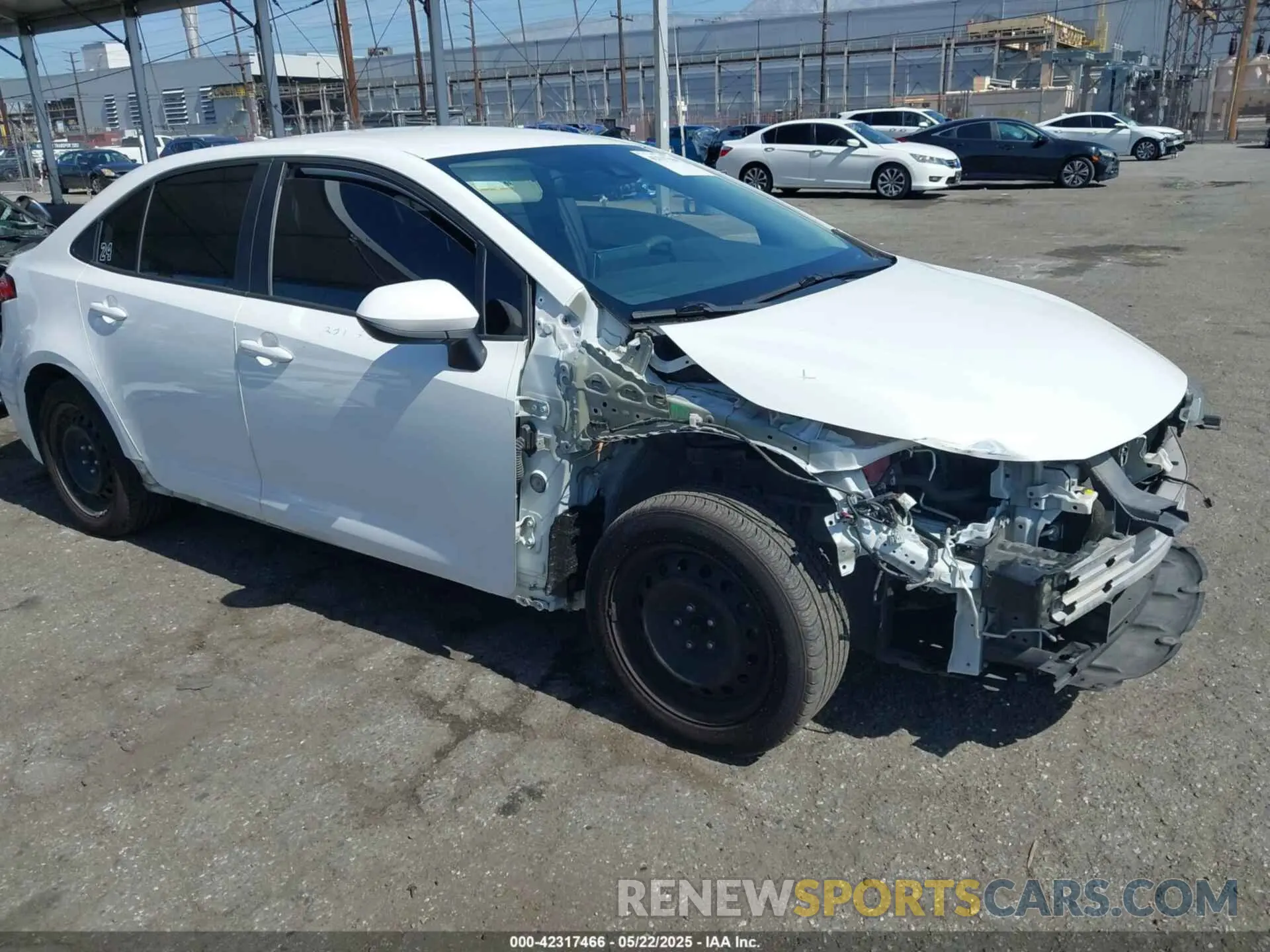 1 Photograph of a damaged car 5YFEPRAE6LP080222 TOYOTA COROLLA 2020