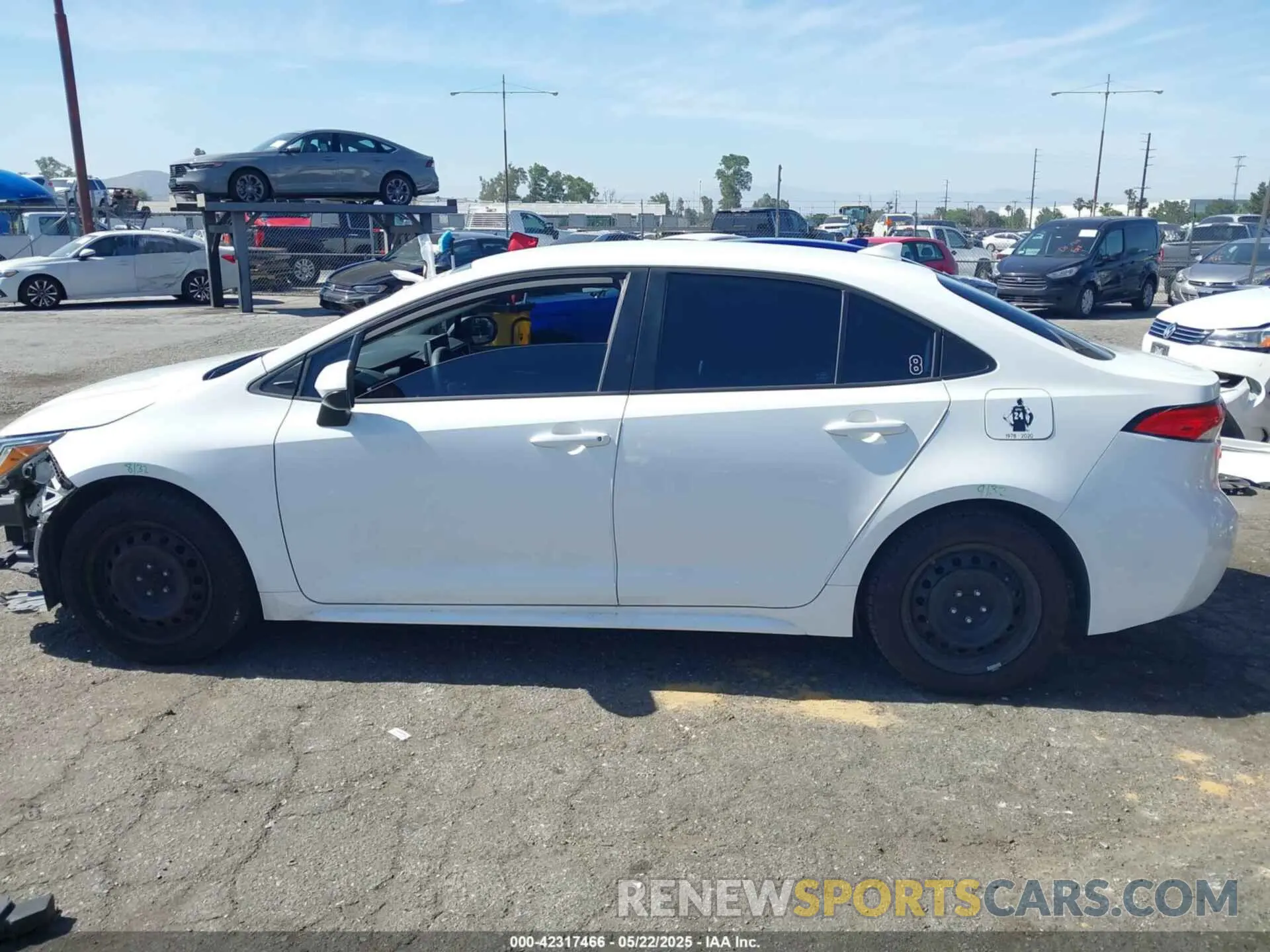 15 Photograph of a damaged car 5YFEPRAE6LP080222 TOYOTA COROLLA 2020