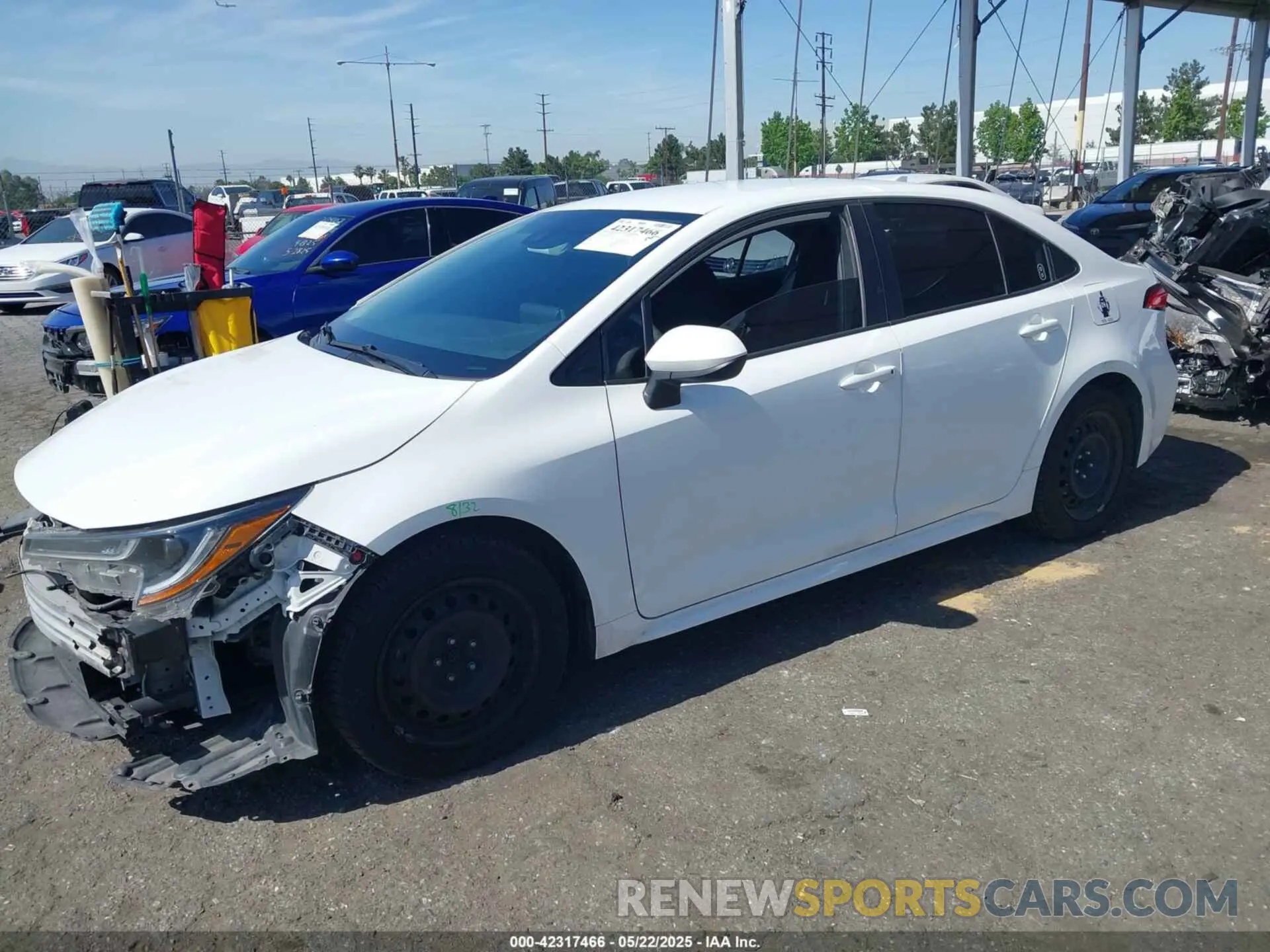 2 Photograph of a damaged car 5YFEPRAE6LP080222 TOYOTA COROLLA 2020