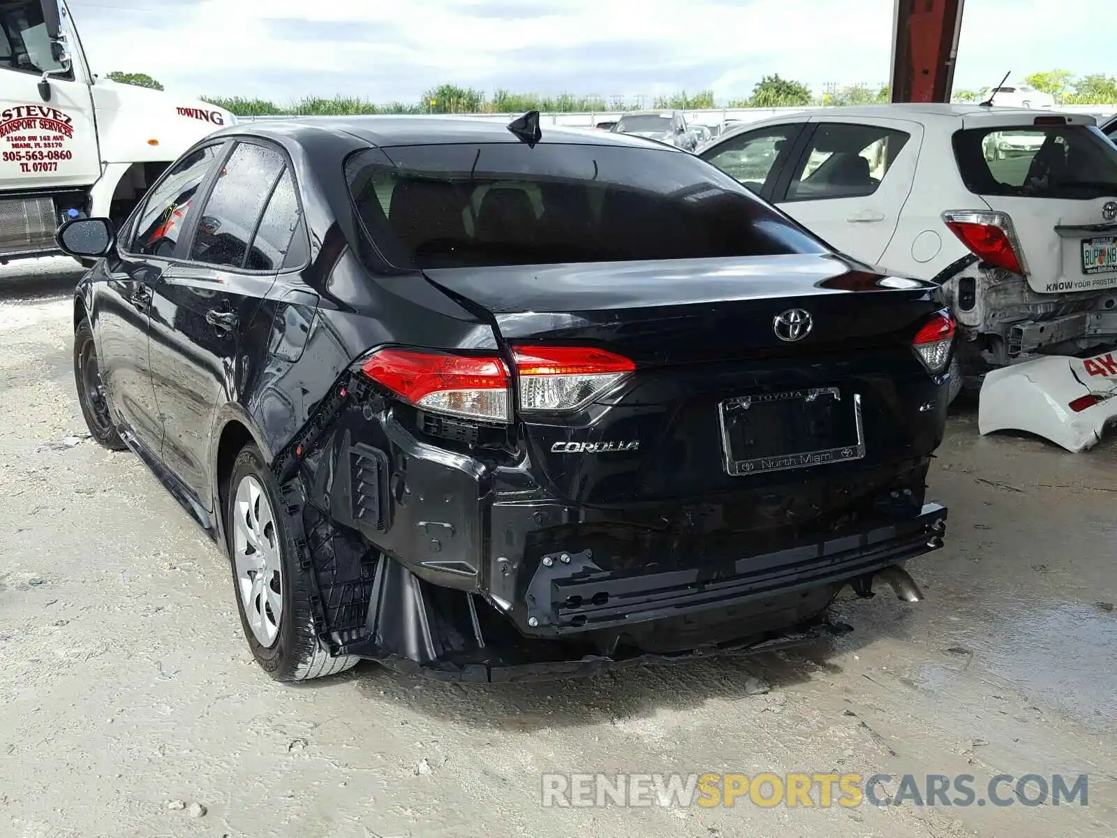 3 Photograph of a damaged car 5YFEPRAE6LP086778 TOYOTA COROLLA 2020