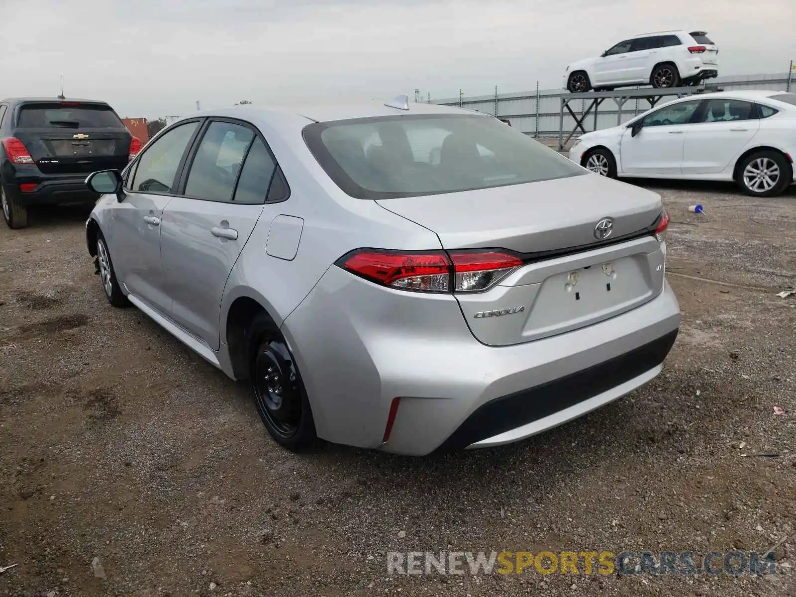 3 Photograph of a damaged car 5YFEPRAE6LP097375 TOYOTA COROLLA 2020