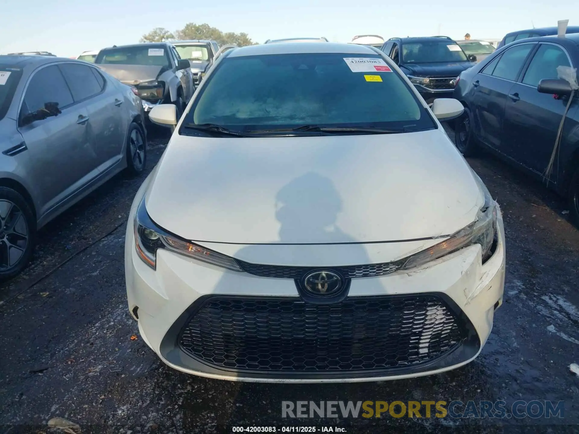 12 Photograph of a damaged car 5YFEPRAE6LP100260 TOYOTA COROLLA 2020