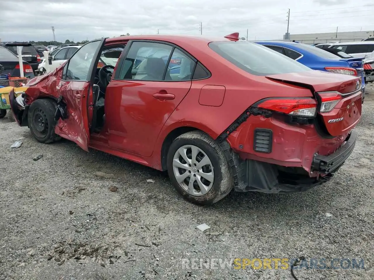 2 Photograph of a damaged car 5YFEPRAE6LP101067 TOYOTA COROLLA 2020